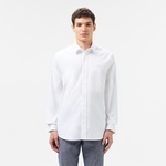 Erkek Slim Fit Beyaz Gömlek