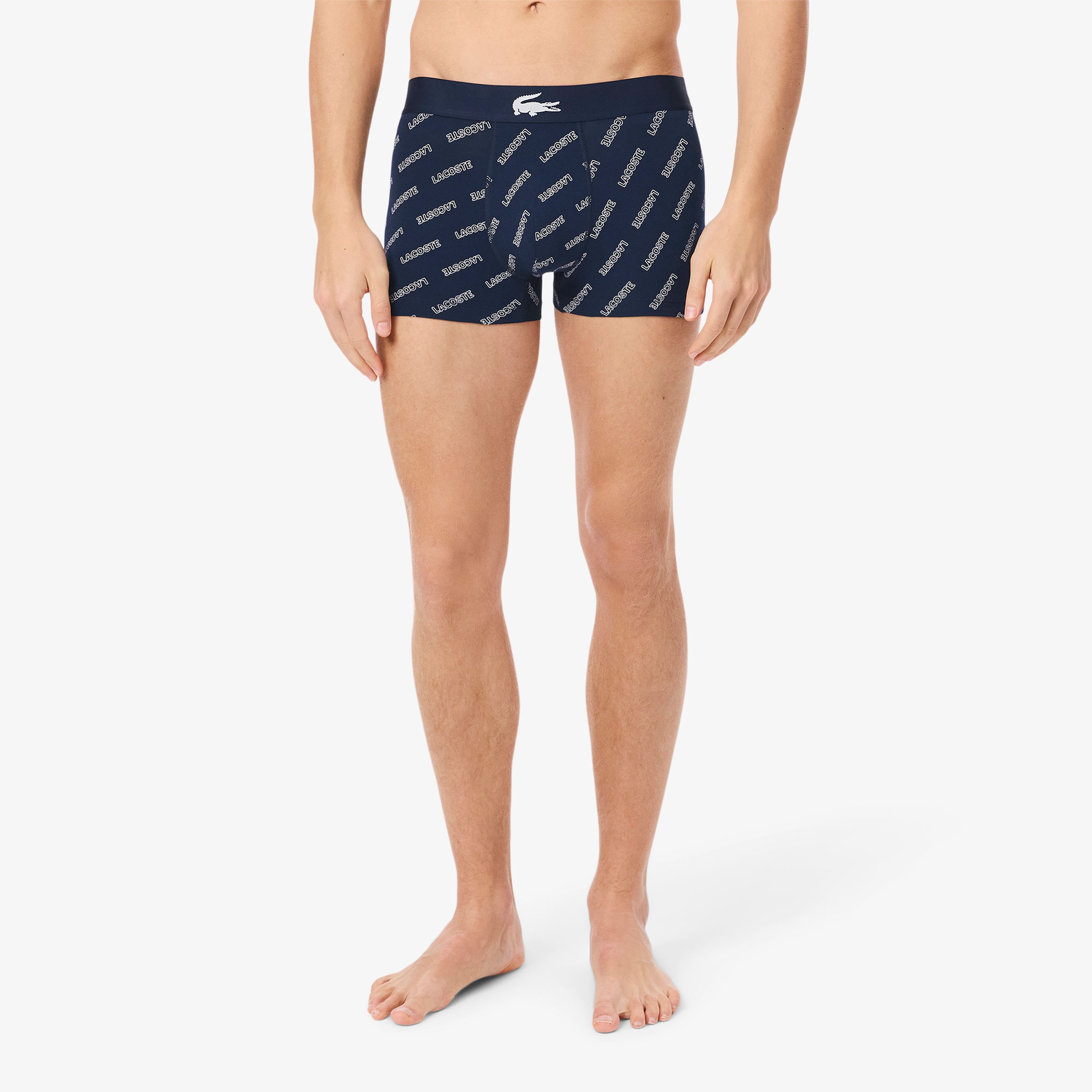 Erkek Desenli 3'lü Renkli Boxer