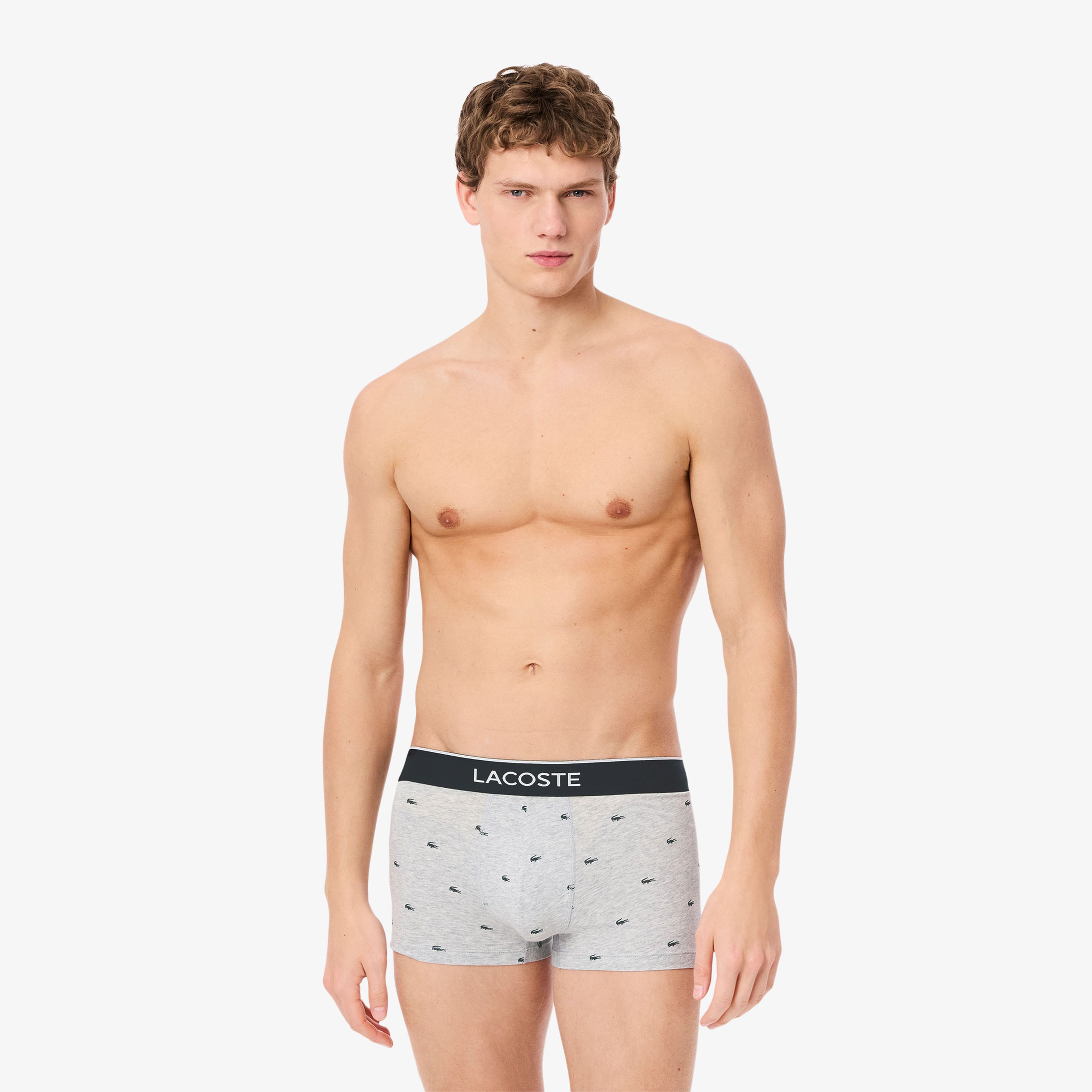 Erkek Desenli 3'lü Renkli Boxer