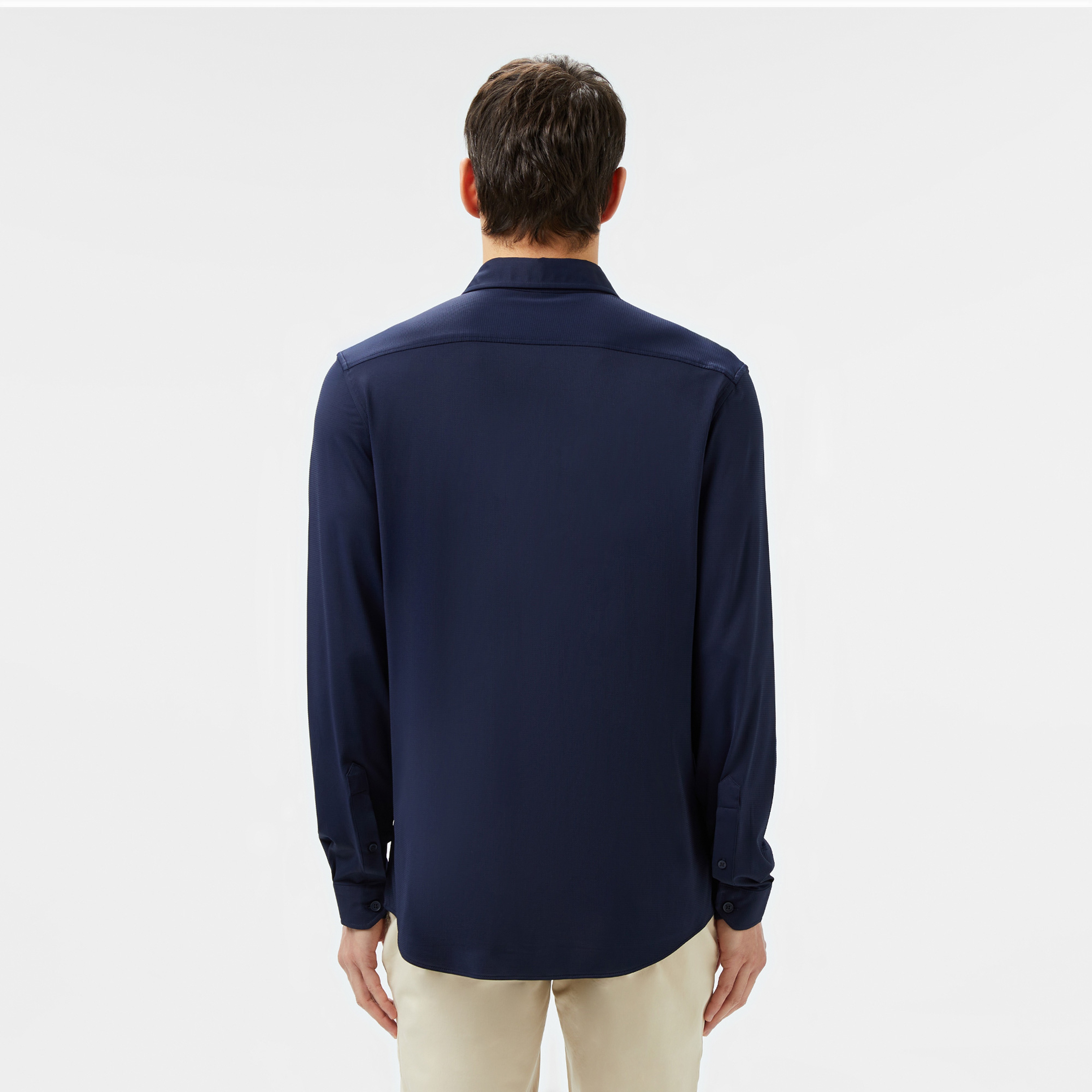 Erkek Slim Fit Lacivert Gömlek