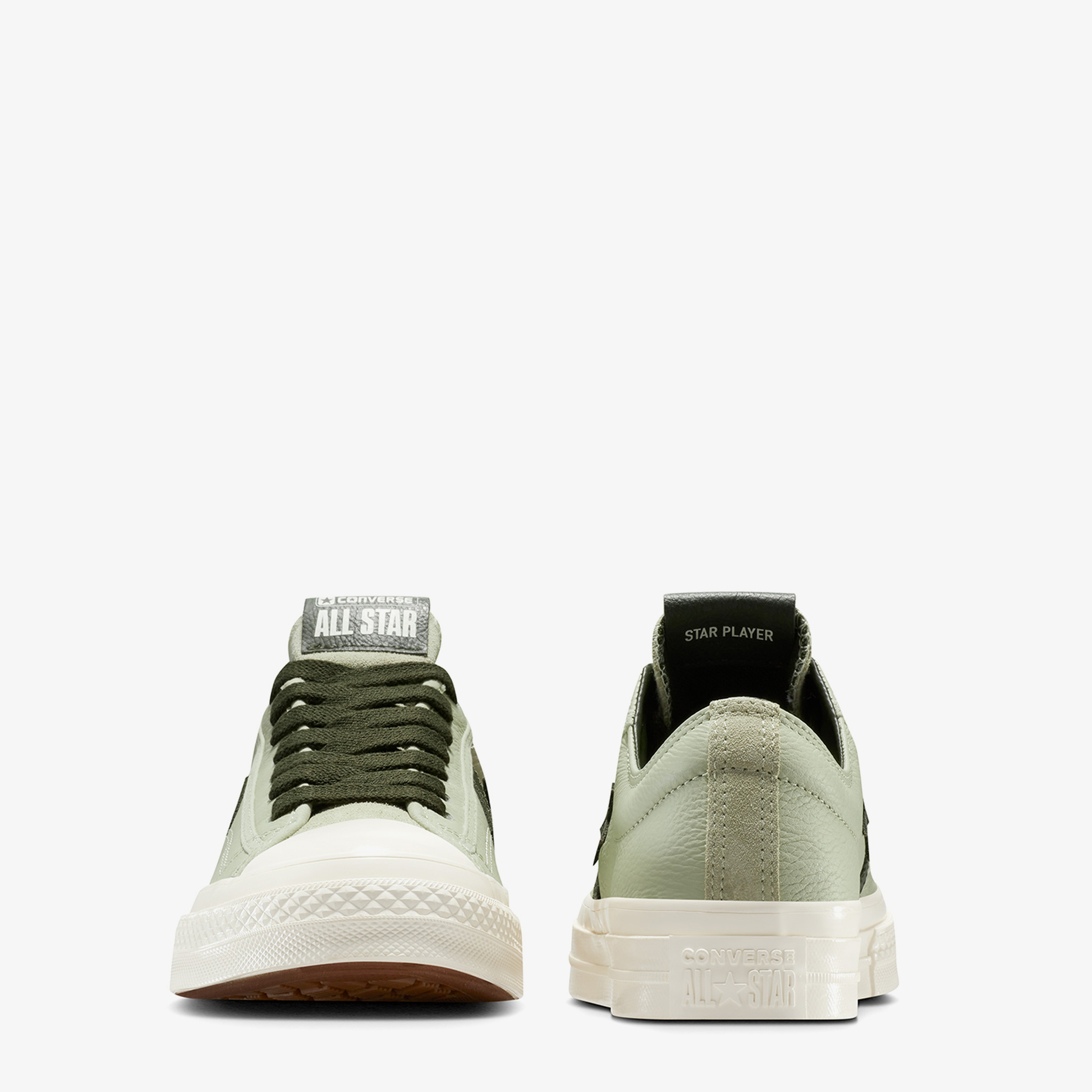 Converse Star Player 76 Unisex Yeşil Deri Sneaker