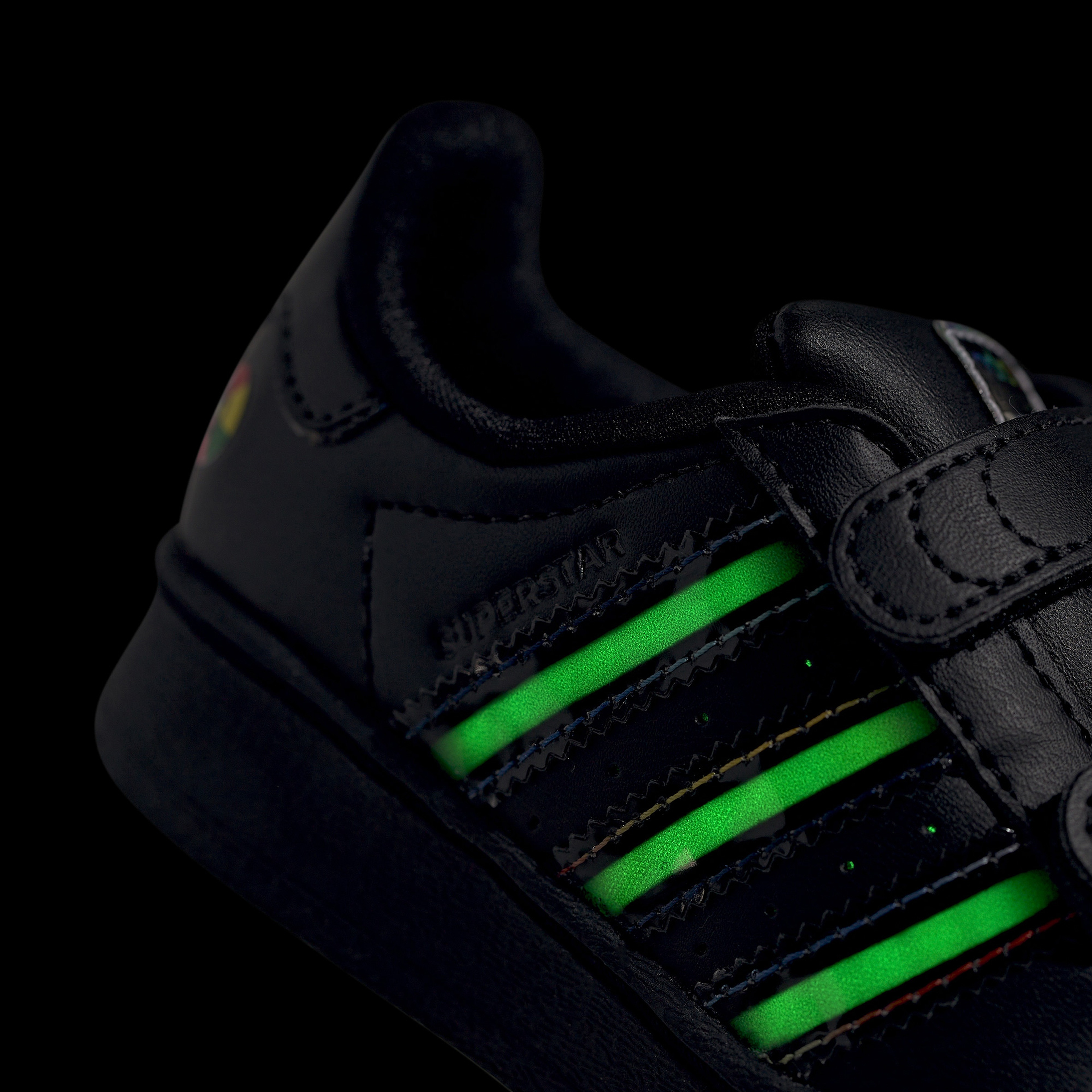 adidas Superstar Led Lights Cf Bebek Siyah Spor Ayakkabı
