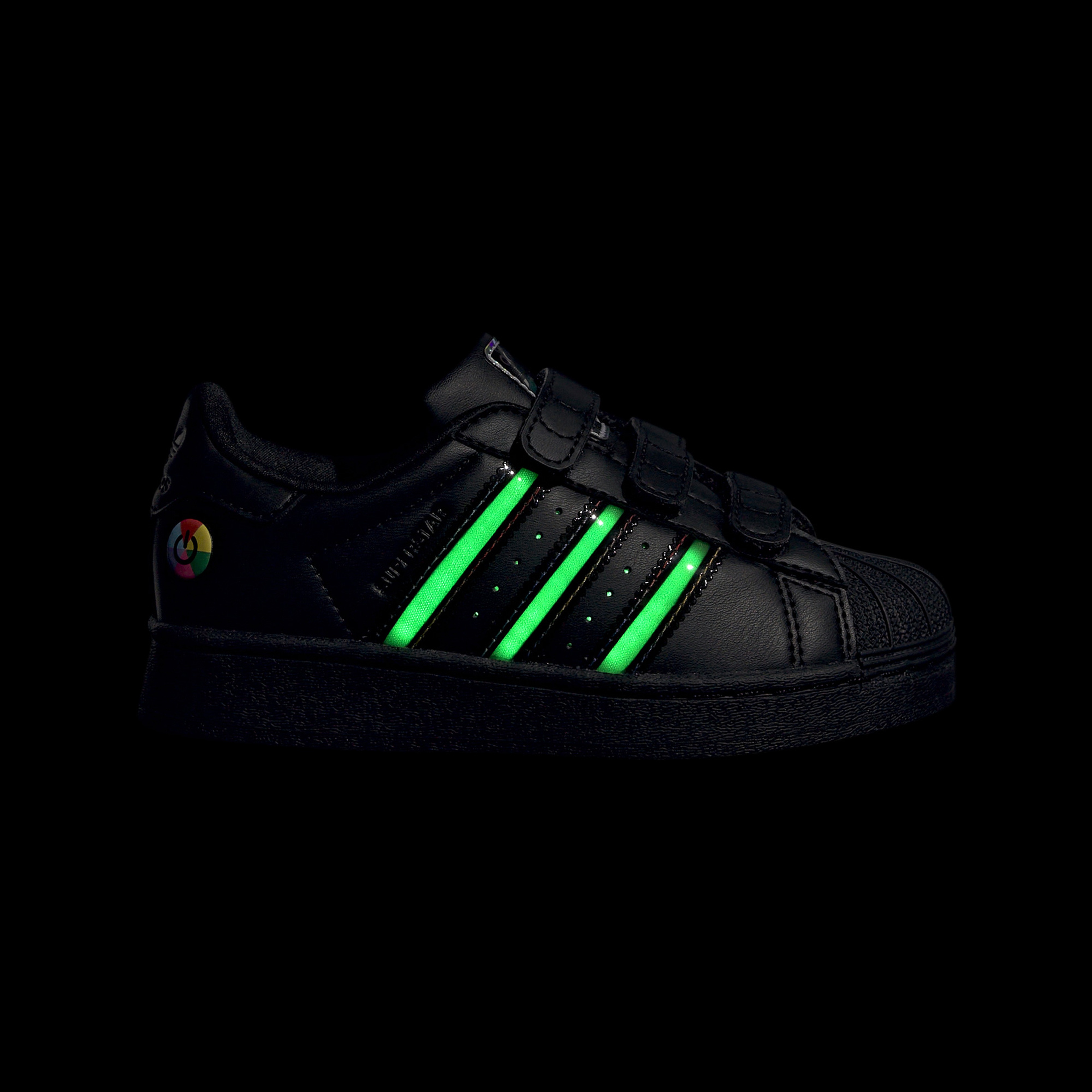 adidas Superstar Led Lights Cf Çocuk Siyah Spor Ayakkabı