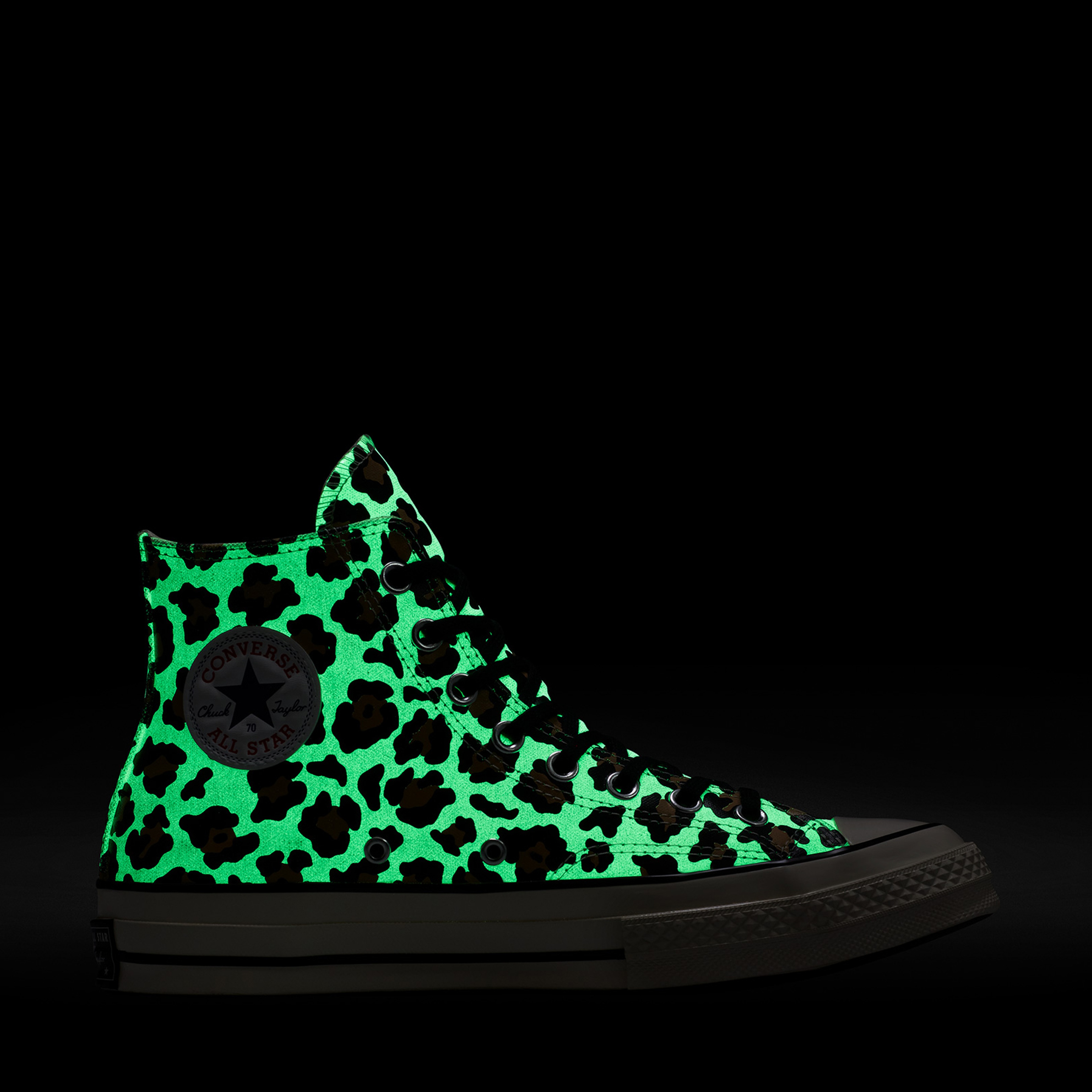 Converse Chuck 70 Leopard Print Unisex Krem Sneaker