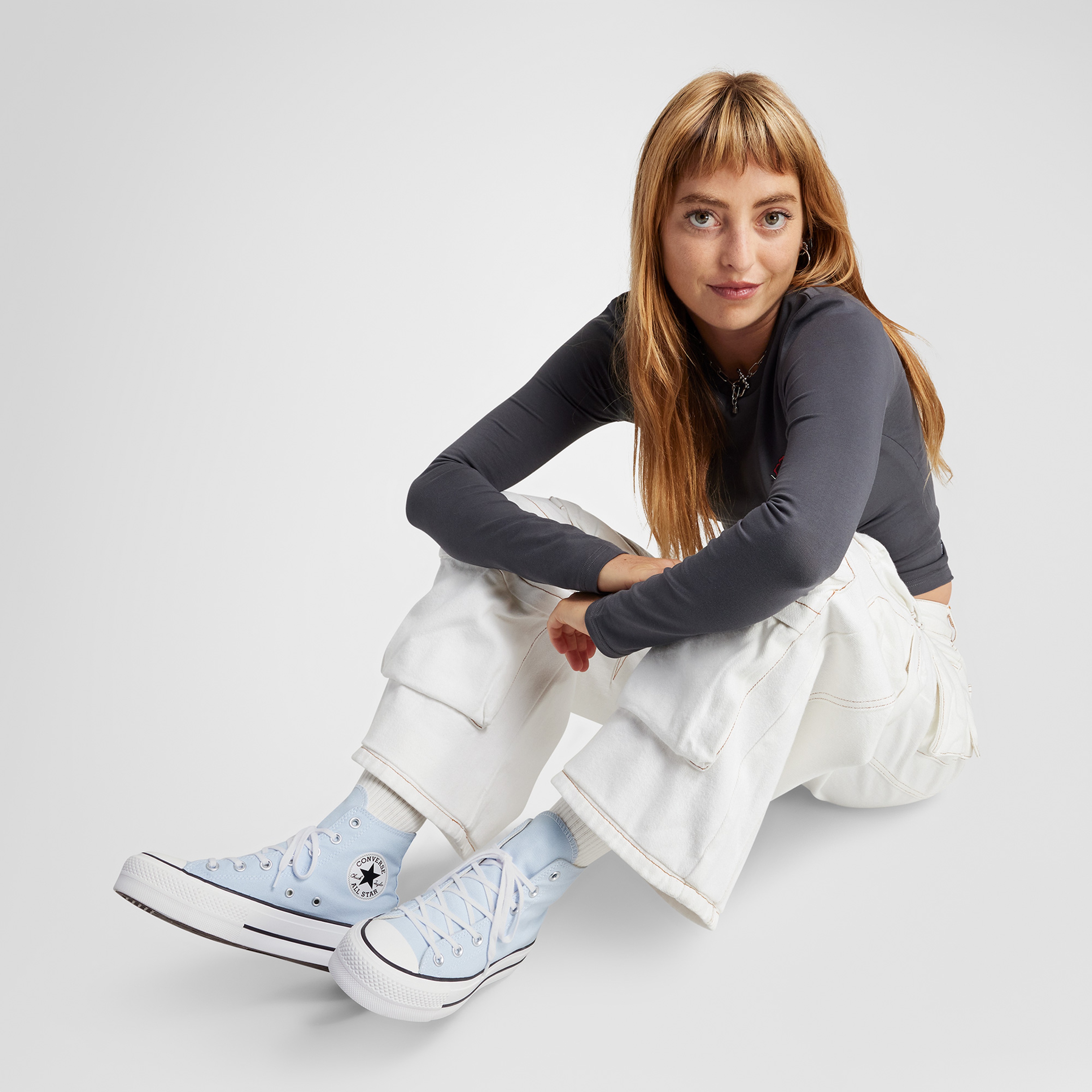 Converse Chuck Taylor All Star Lift Kadın Mavi Platform Sneaker