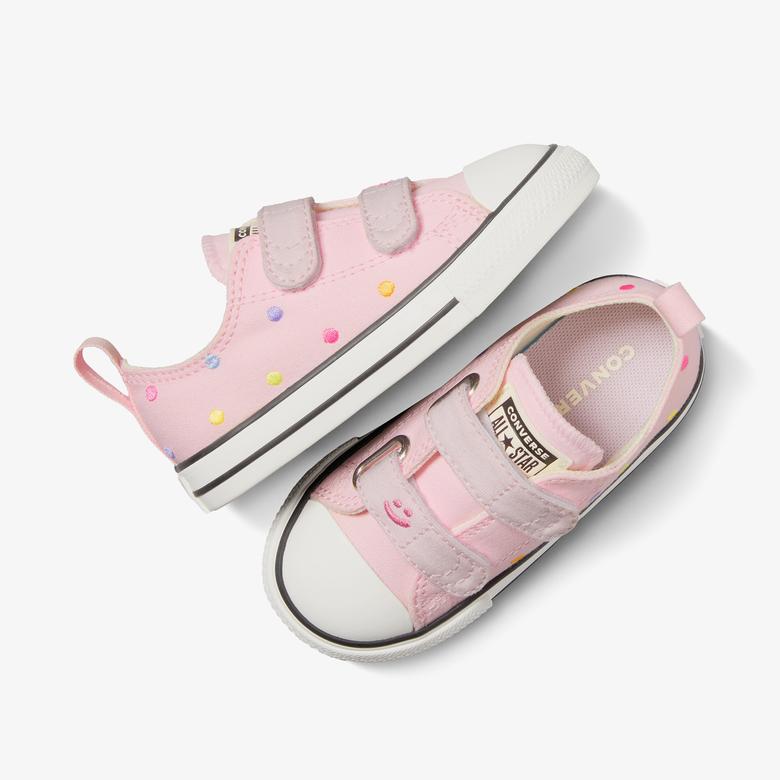 Converse Chuck Taylor All Star 2V Polka Dots Bebek Pembe Sneaker
