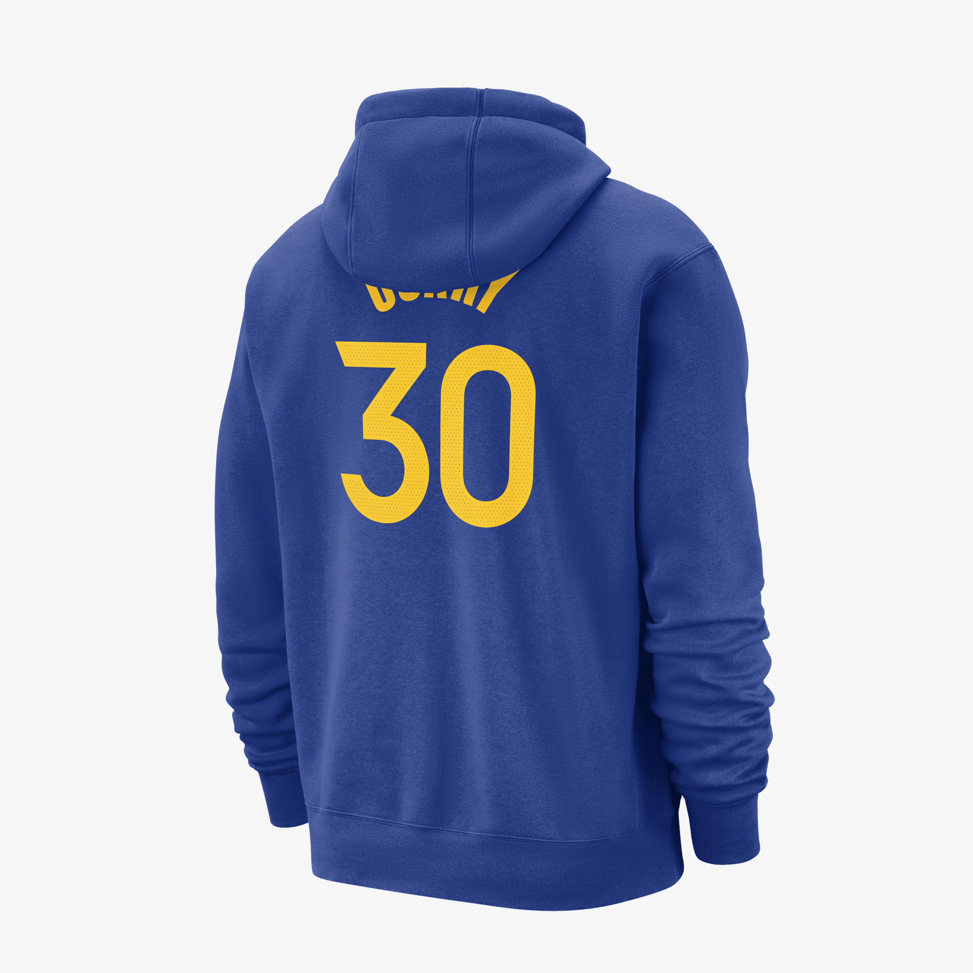 Nike Golden State Warriors Club Erkek Mavi Hoodie
