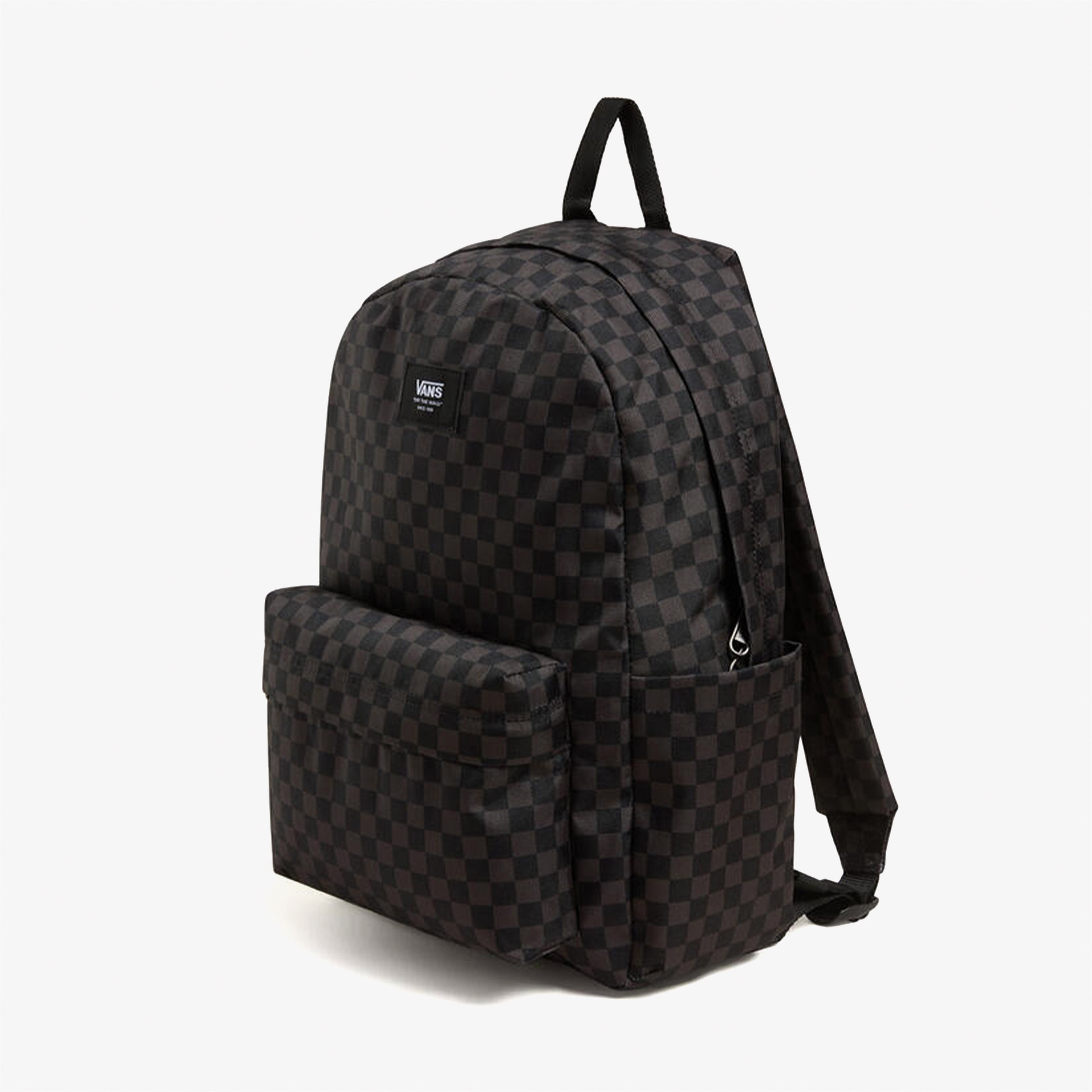Vans Old Skool Grom Check Çocuk Siyah Sırt Çantası
