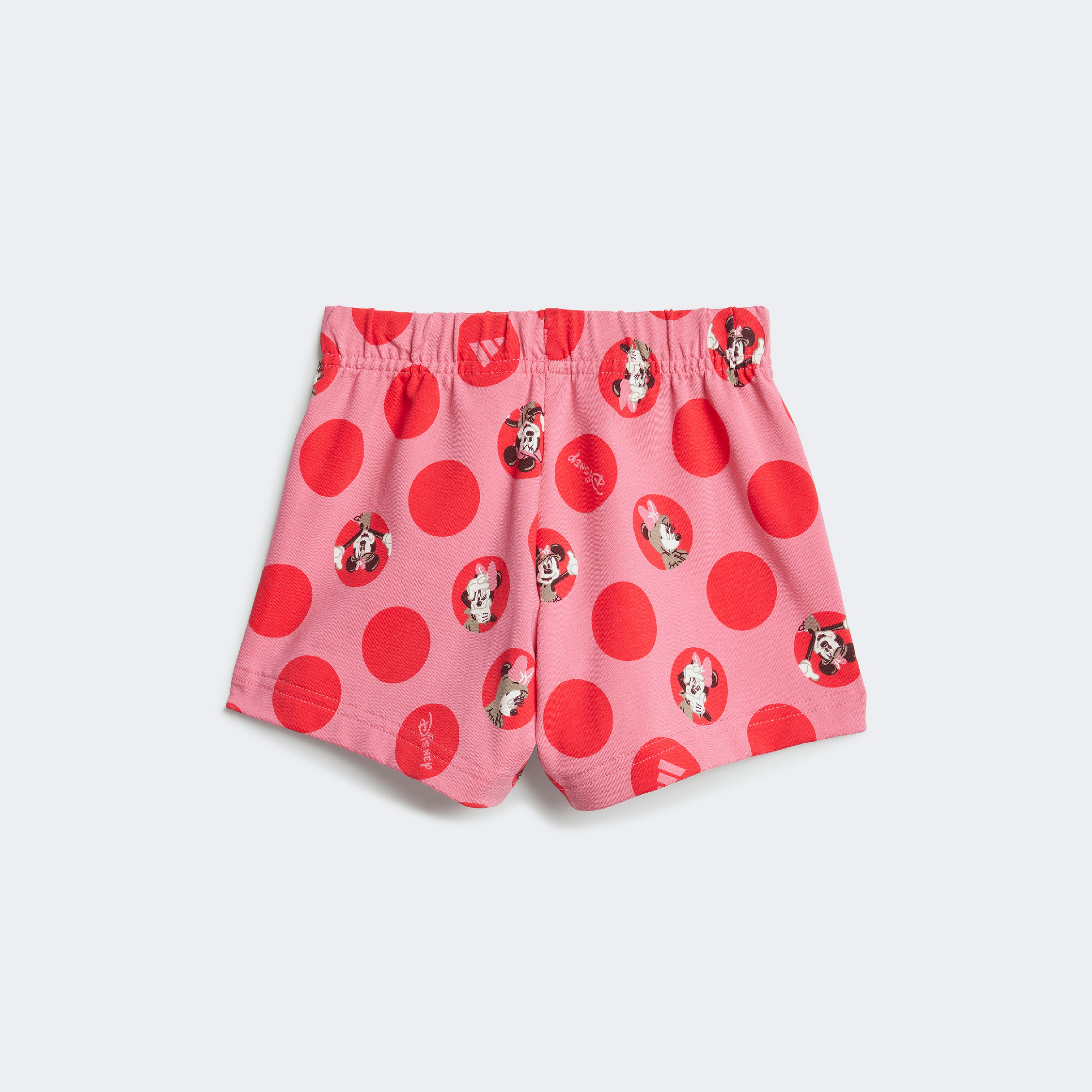 adidas Disney Minnie Mouse Çocuk Beyaz/Kırmızı Şort Takımı