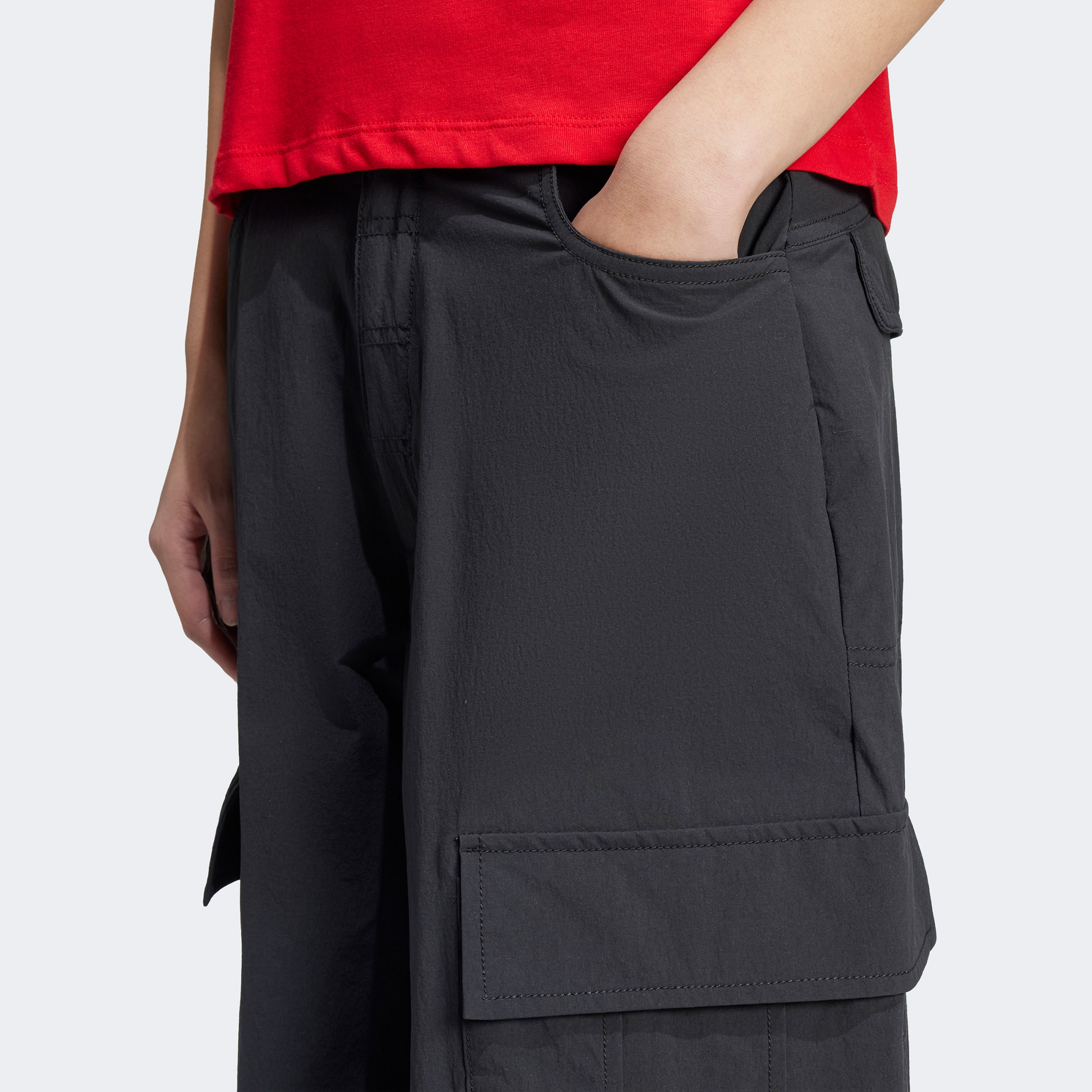 adidas Premium Essentials Kadın Siyah Kargo Pantolon