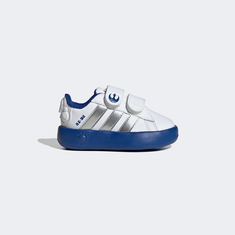 adidas Star Wars Grand Court Bebek Mavi Beyaz Spor Ayakkabı