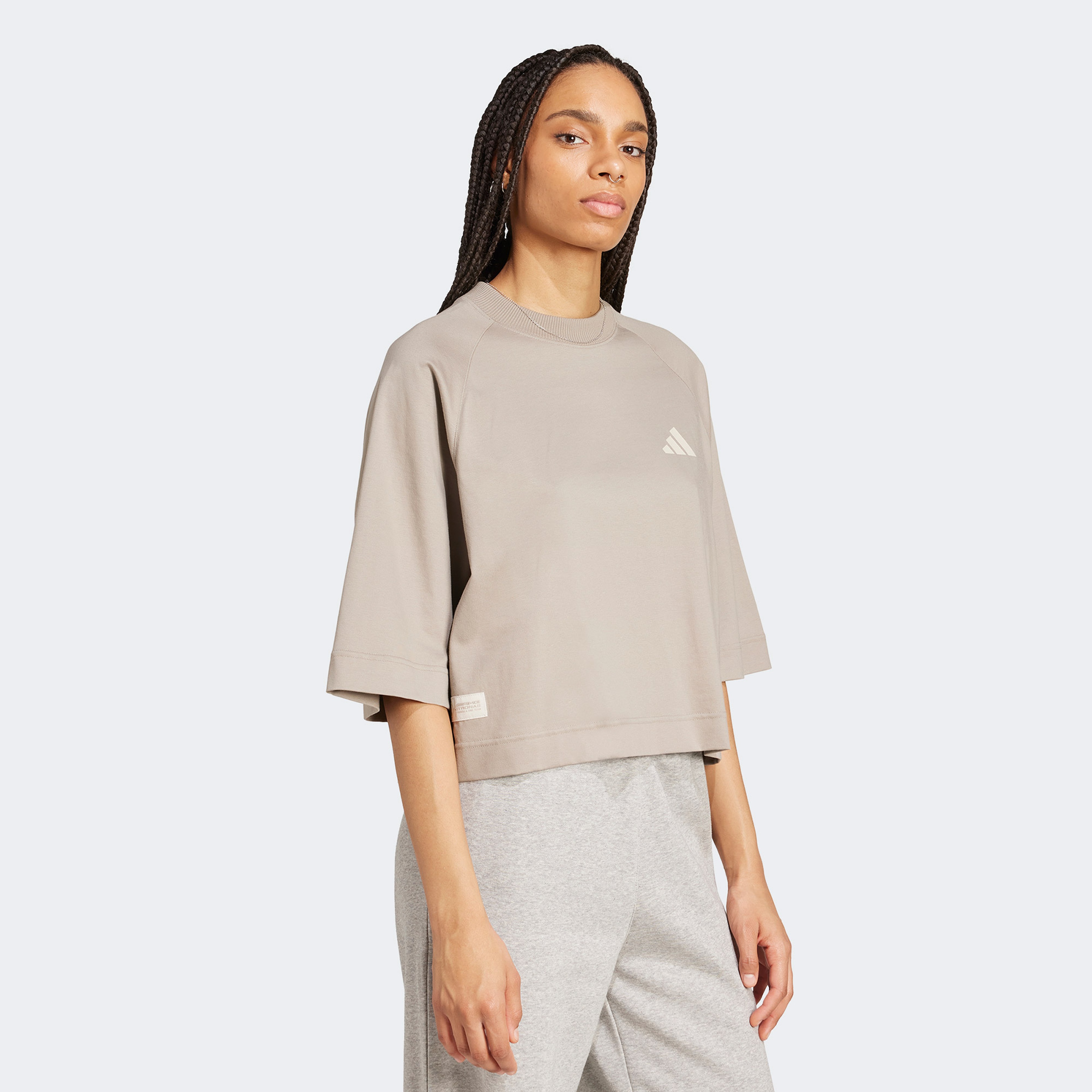 adidas Mercedes-Amg Petronas Formula One Team Kadın Bej T-Shirt