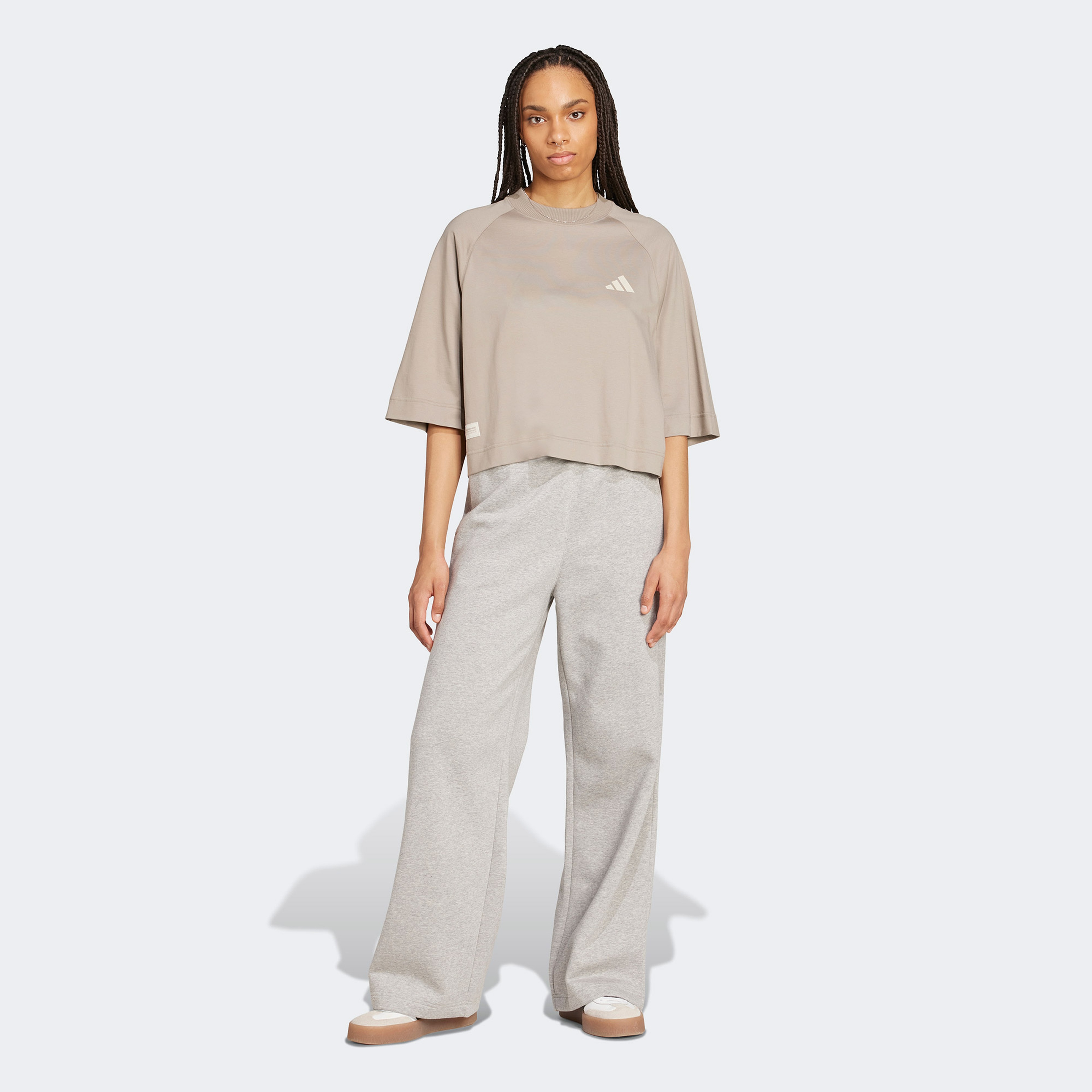 adidas Mercedes-Amg Petronas Formula One Team Kadın Bej T-Shirt