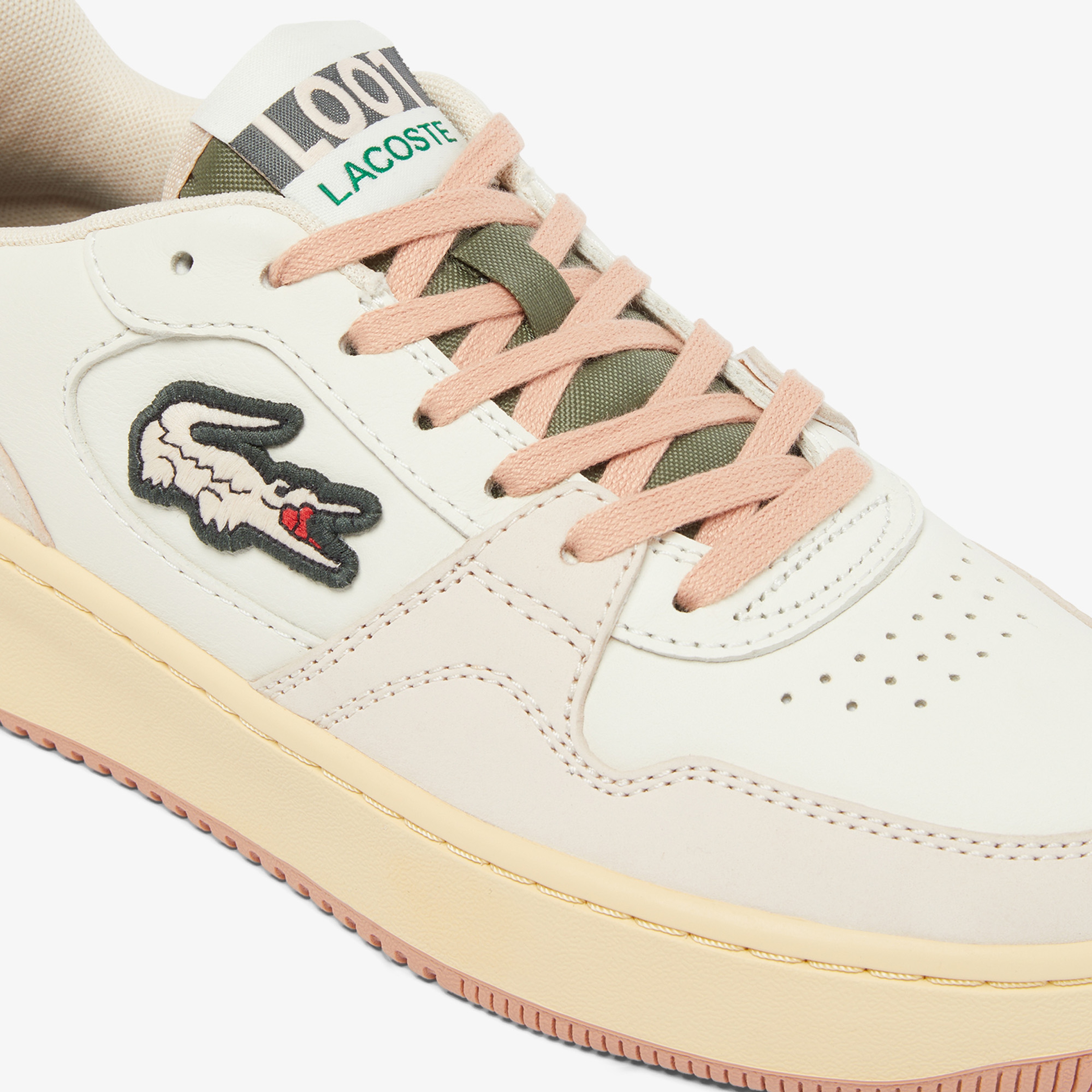 Lacoste L001 Court Kadın Krem Sneaker