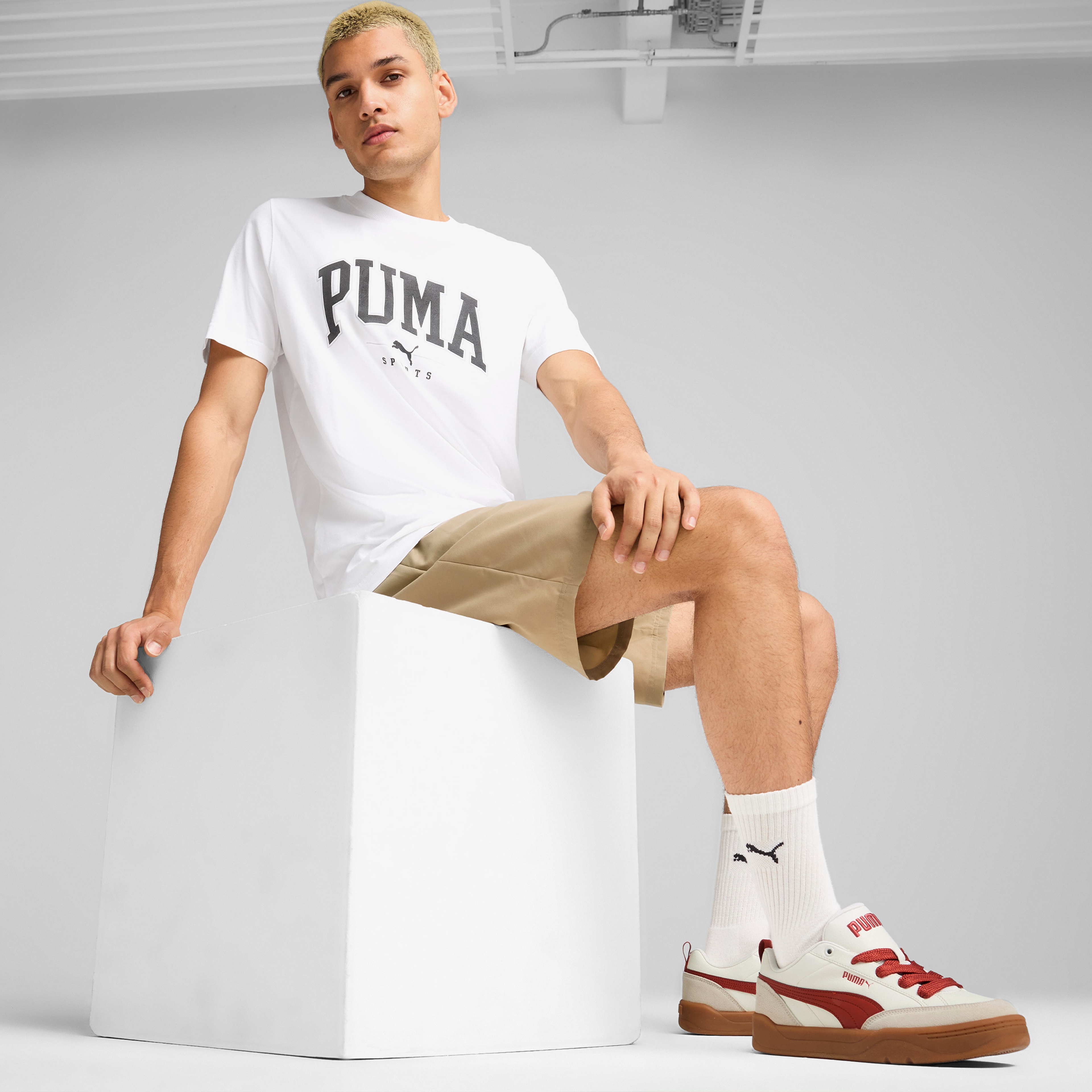 Puma Erkek Beyaz T-Shirt