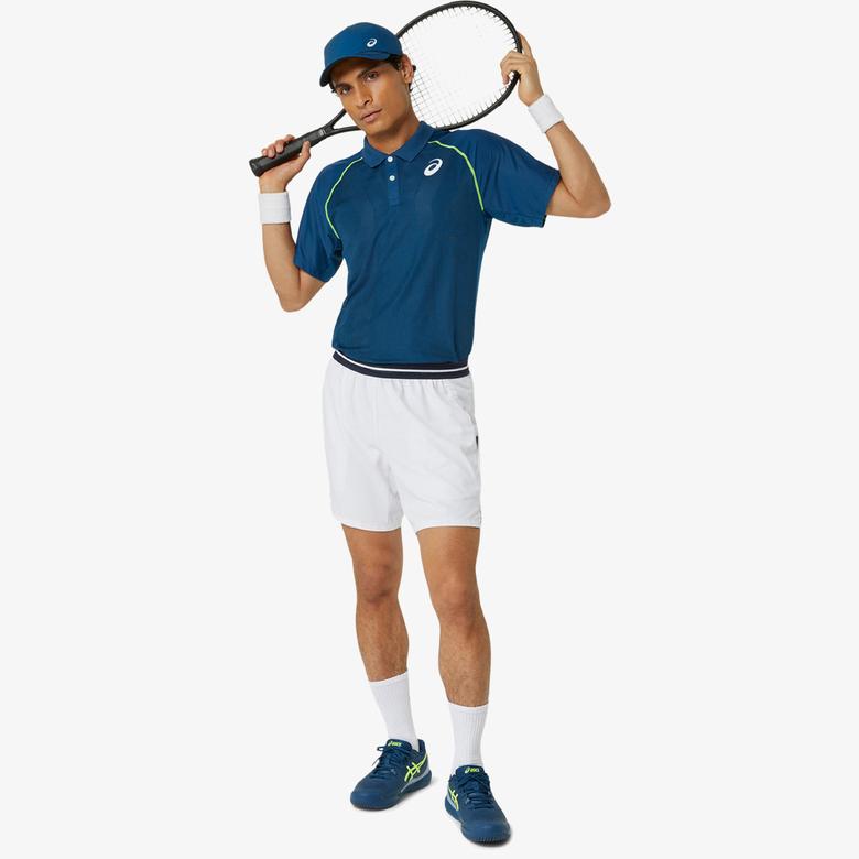 Asics Erkek Mavi Polo