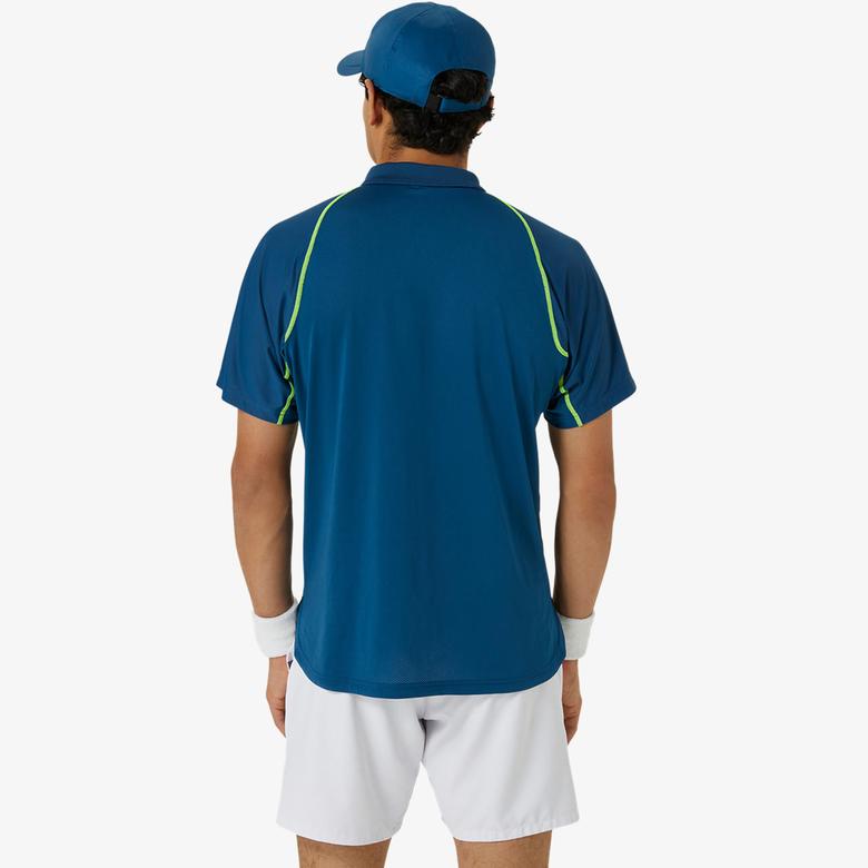 Asics Erkek Mavi Polo