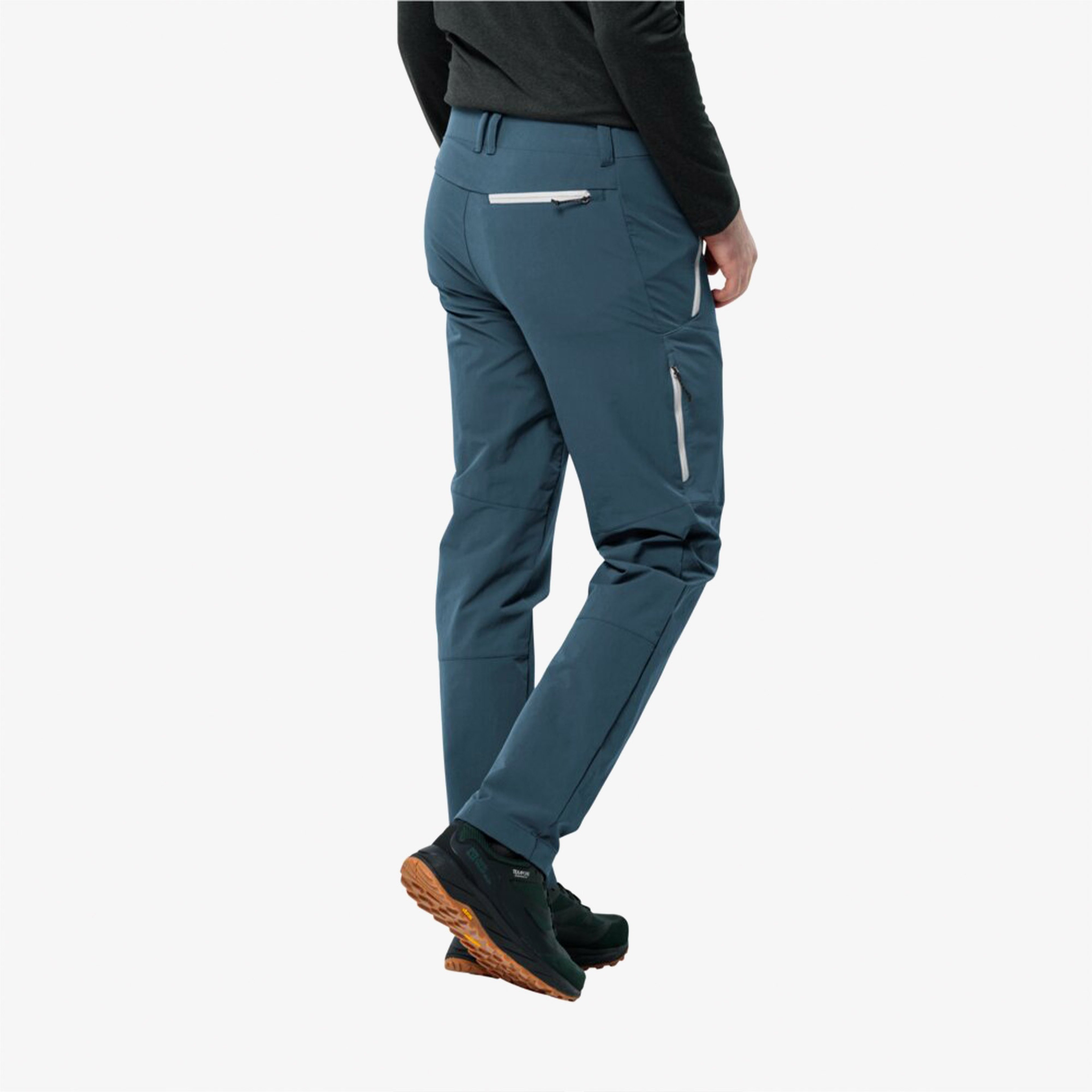 Jack Wolfskin Glastal Erkek Mavi Kayak Pantolonu