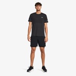 Under Armour Launch 7 inch 2in 1 Erkek Siyah Antrenman Şortu