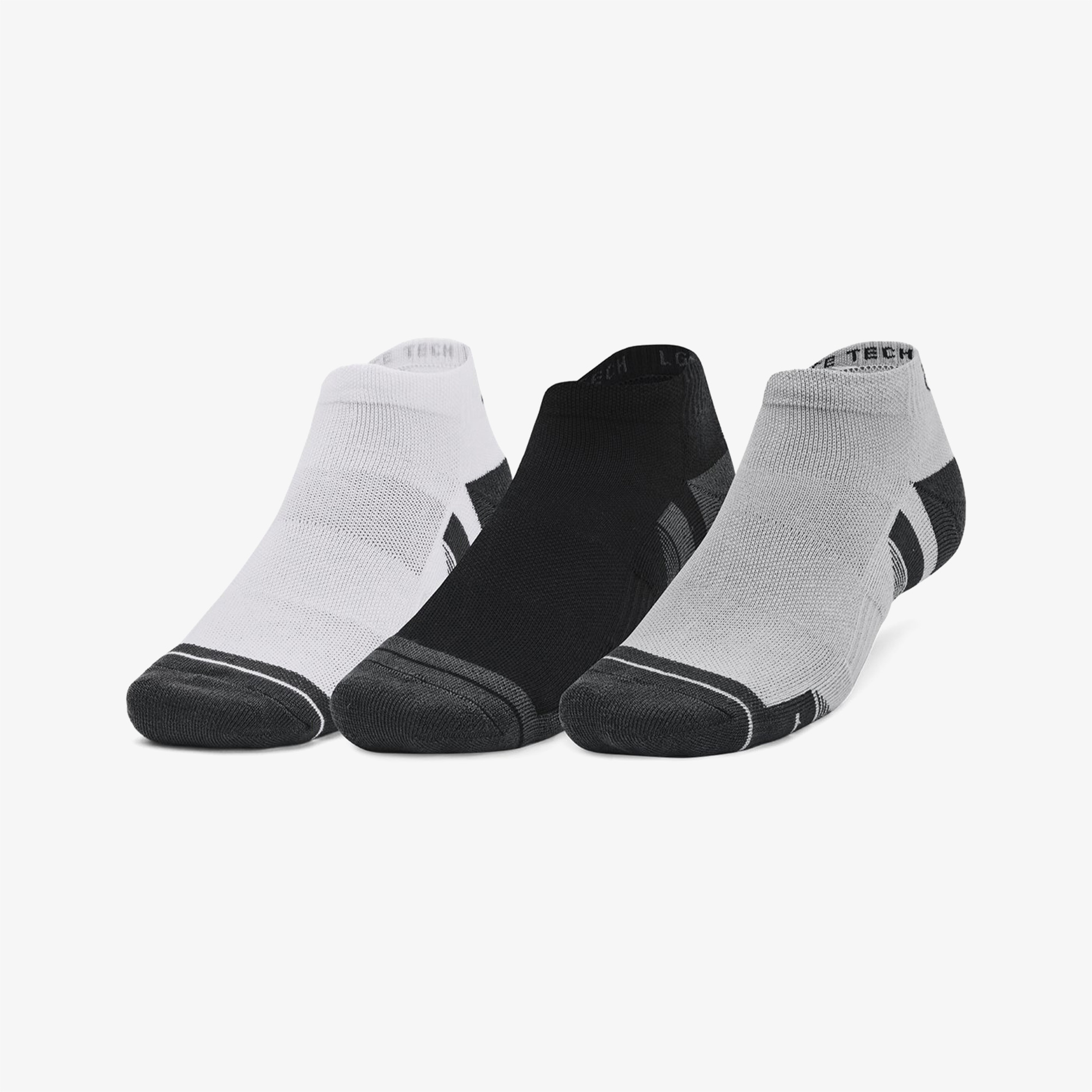 Under Armour Performance Tech Unisex Beyaz 3lü Çorap
