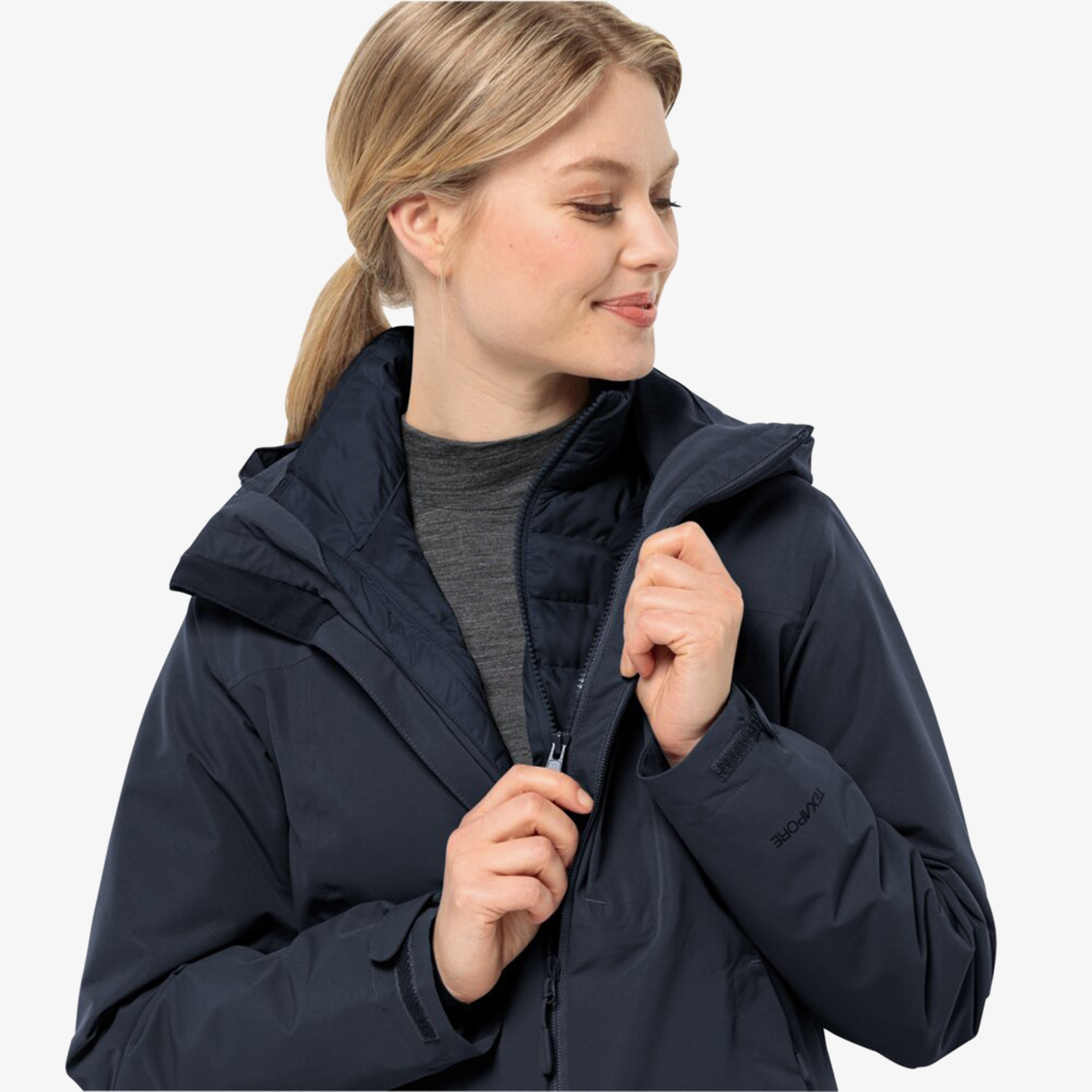 Jack Wolfskin Kadın Lacivert Mont