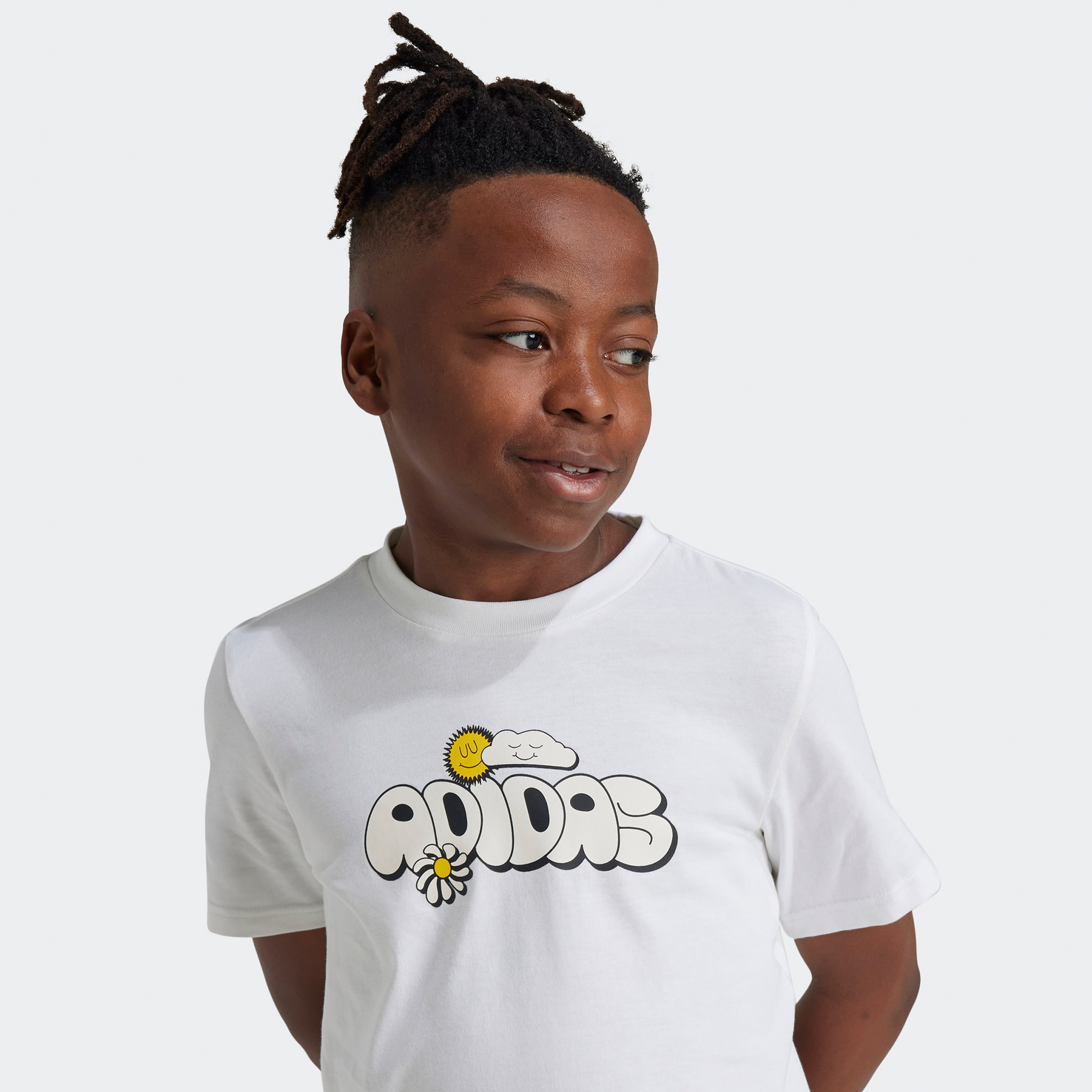 Adidas Çocuk Beyaz T-Shirt