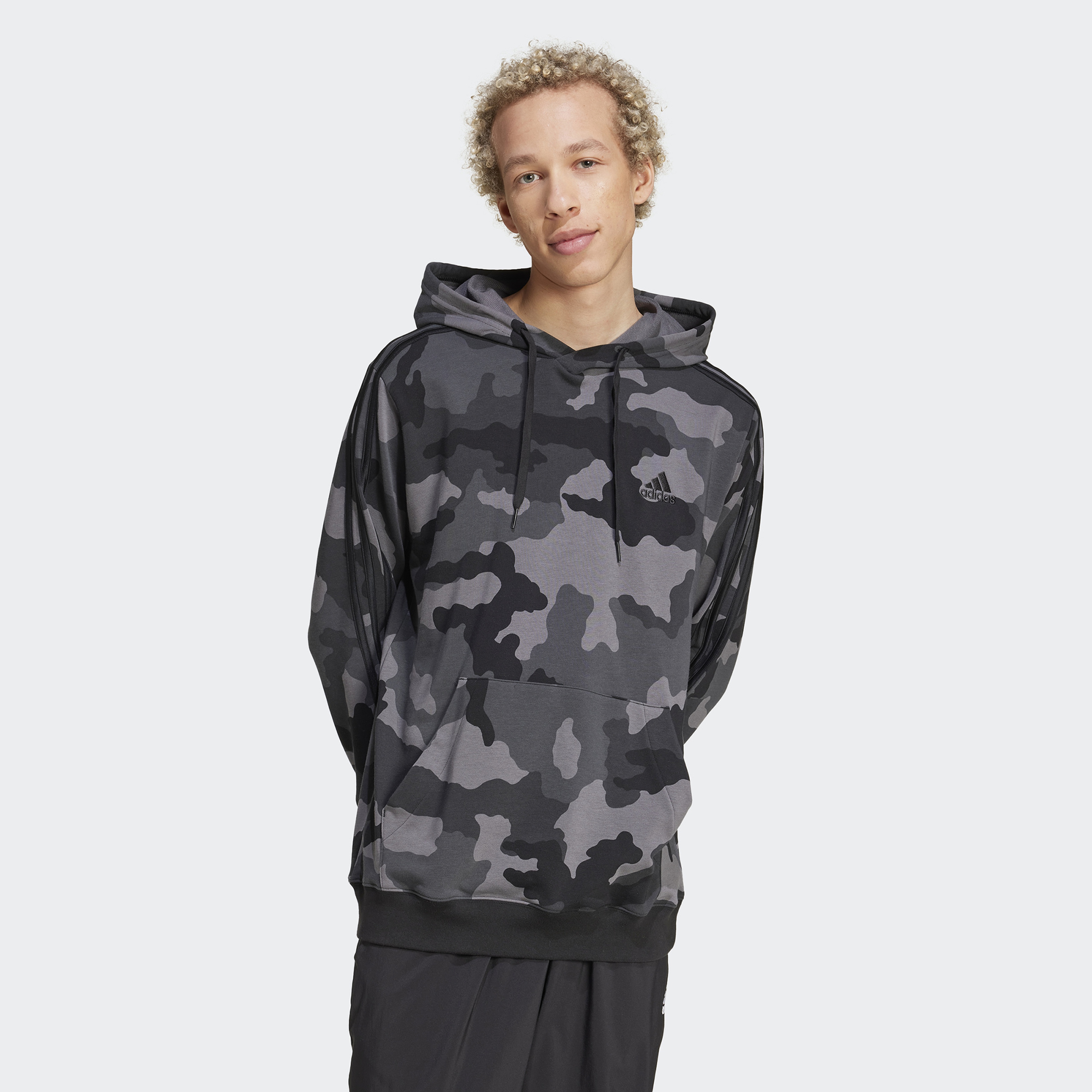 Adidas Erkek Gri Sweatshirt