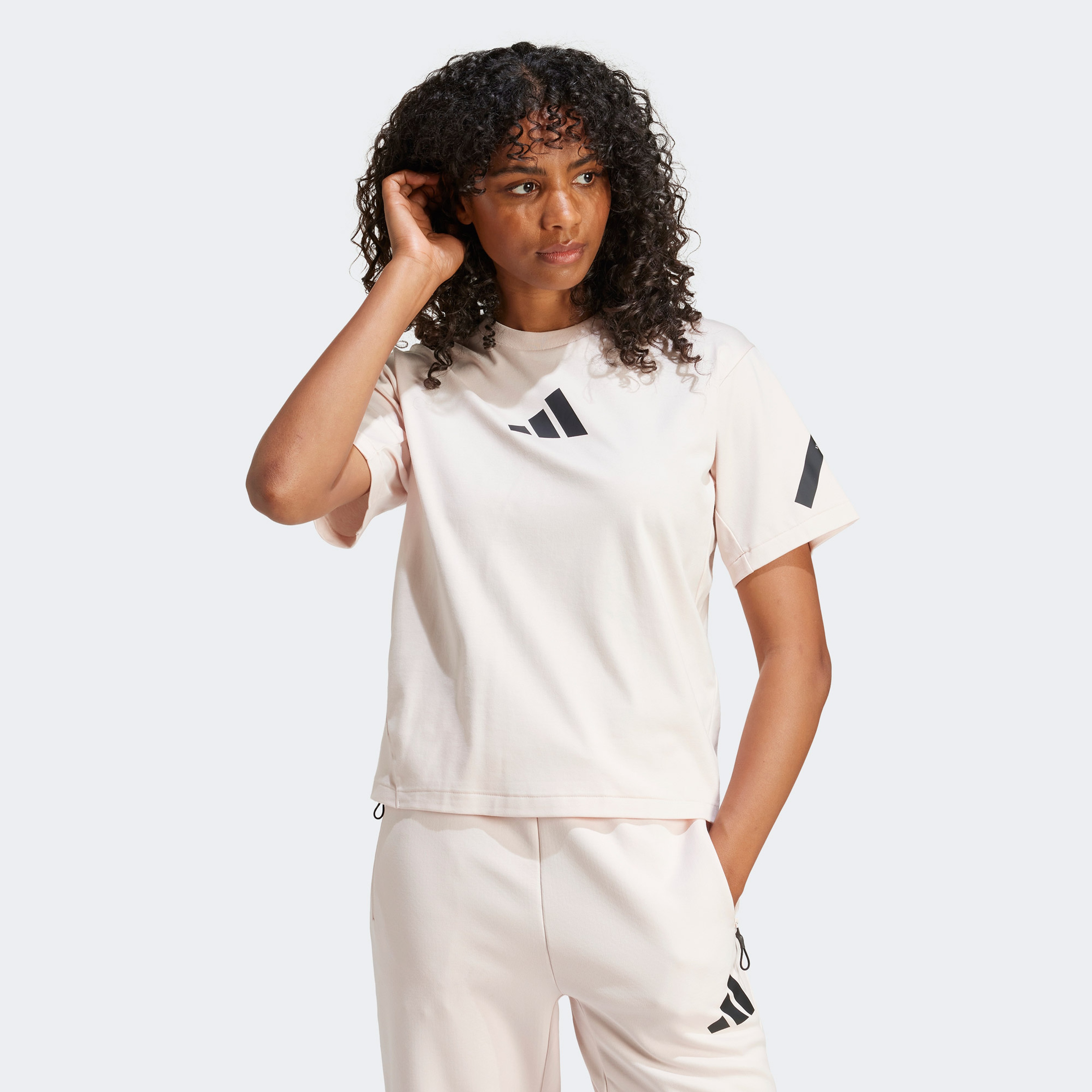 Adidas Kadın Krem T-Shirt