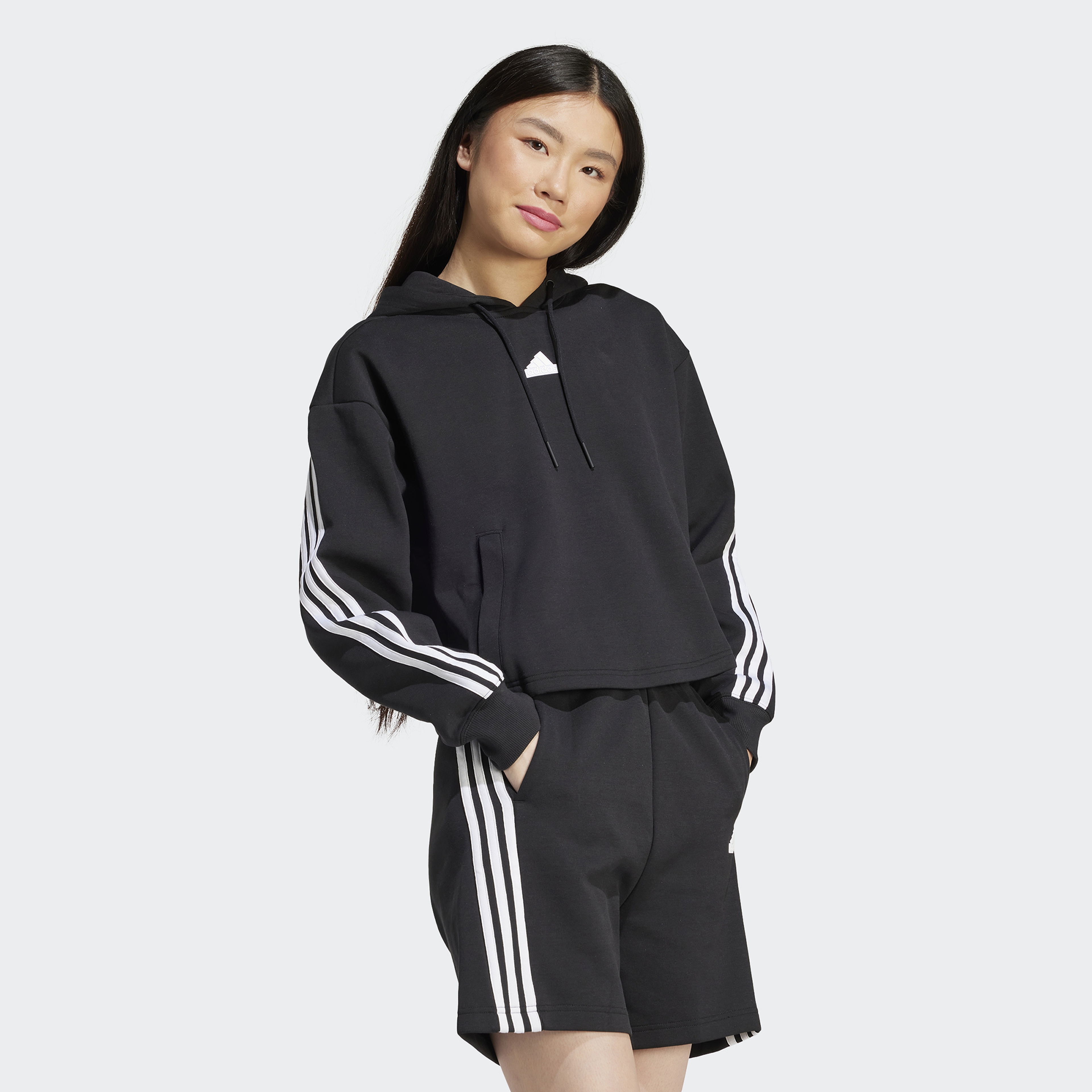 Adidas Kadın Siyah Sweatshirt