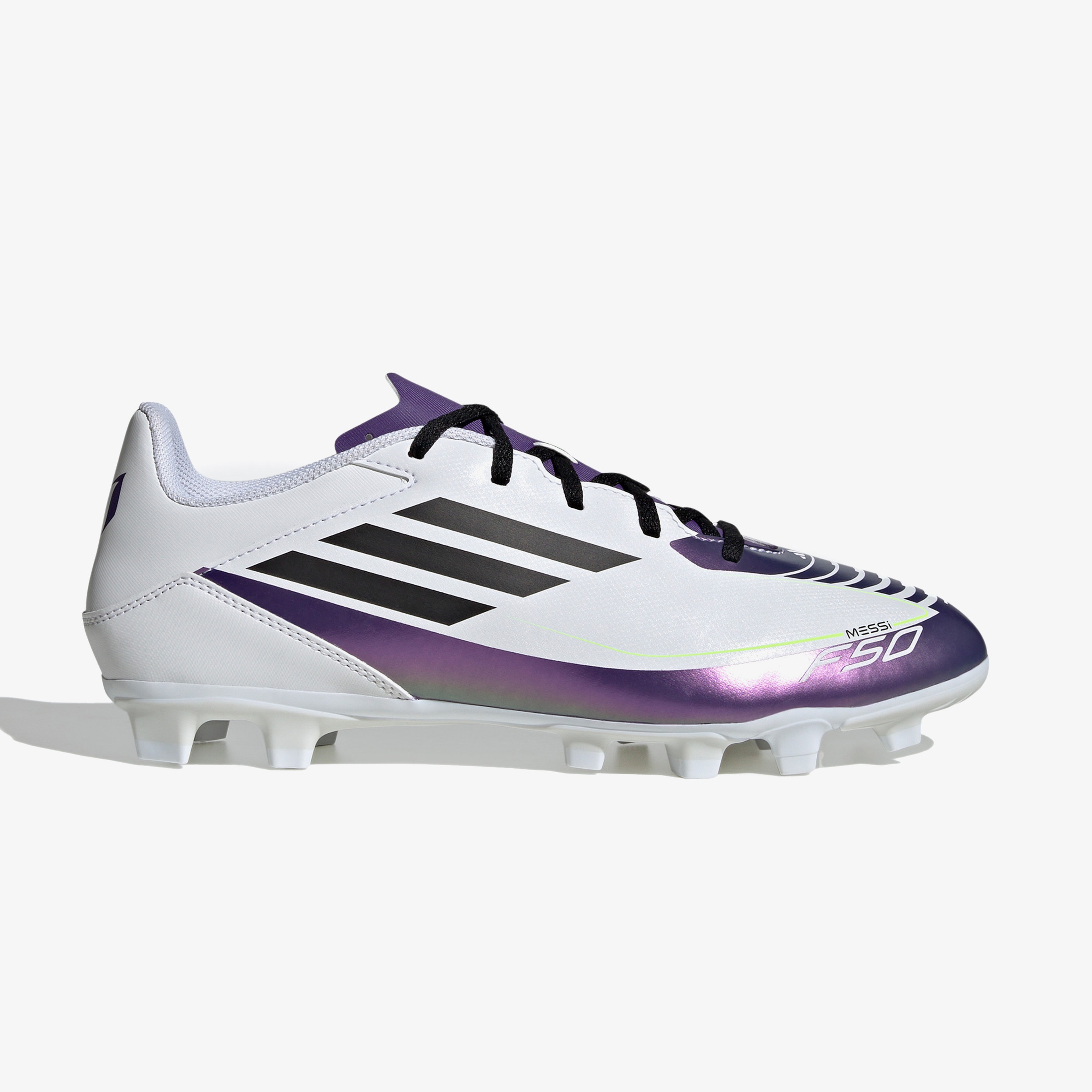 adidas Messi F50 Club Fg Erkek Beyaz Çim Saha Kramponu