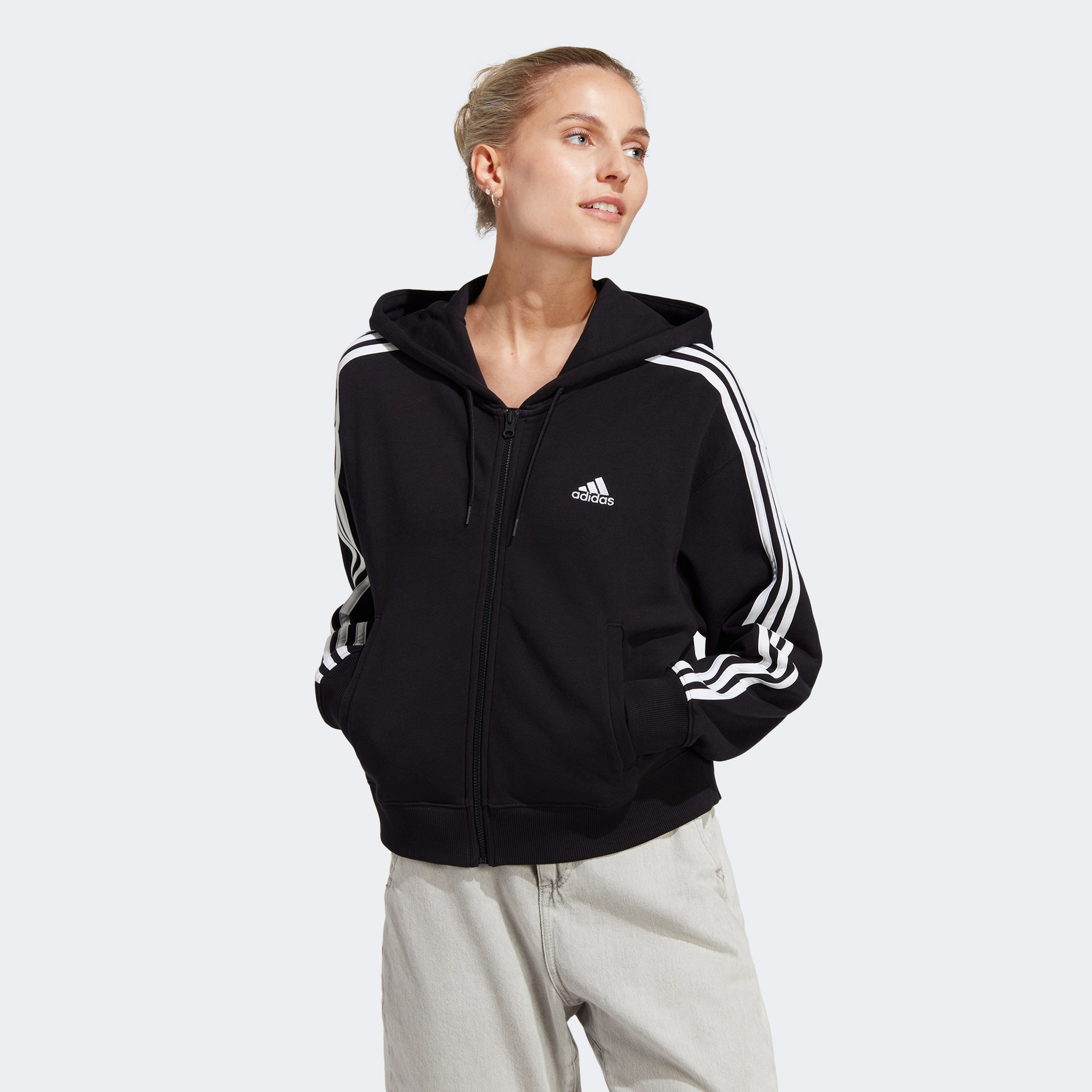 Adidas Kadın Siyah Sweatshirt