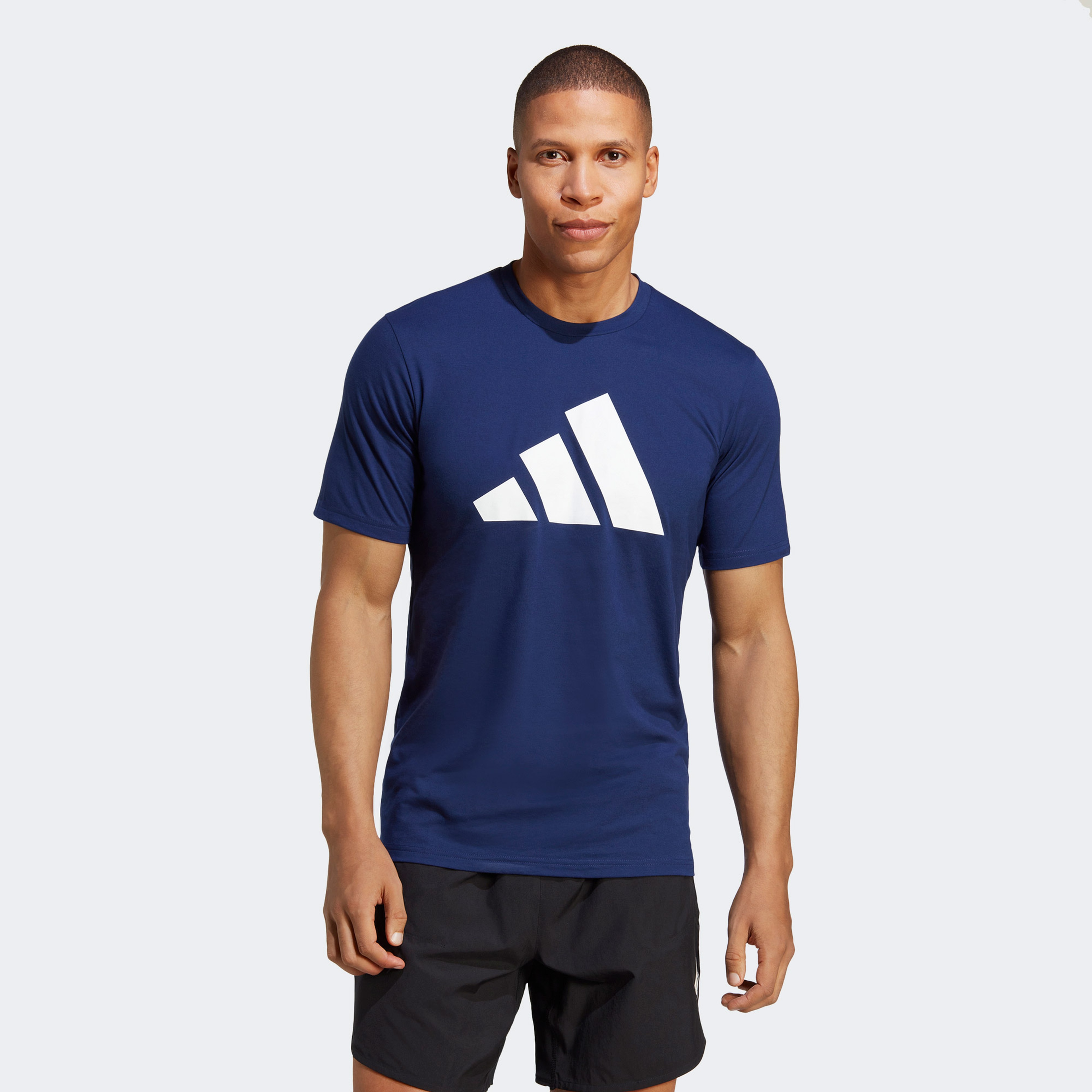 Adidas Erkek Mavi T-Shirt