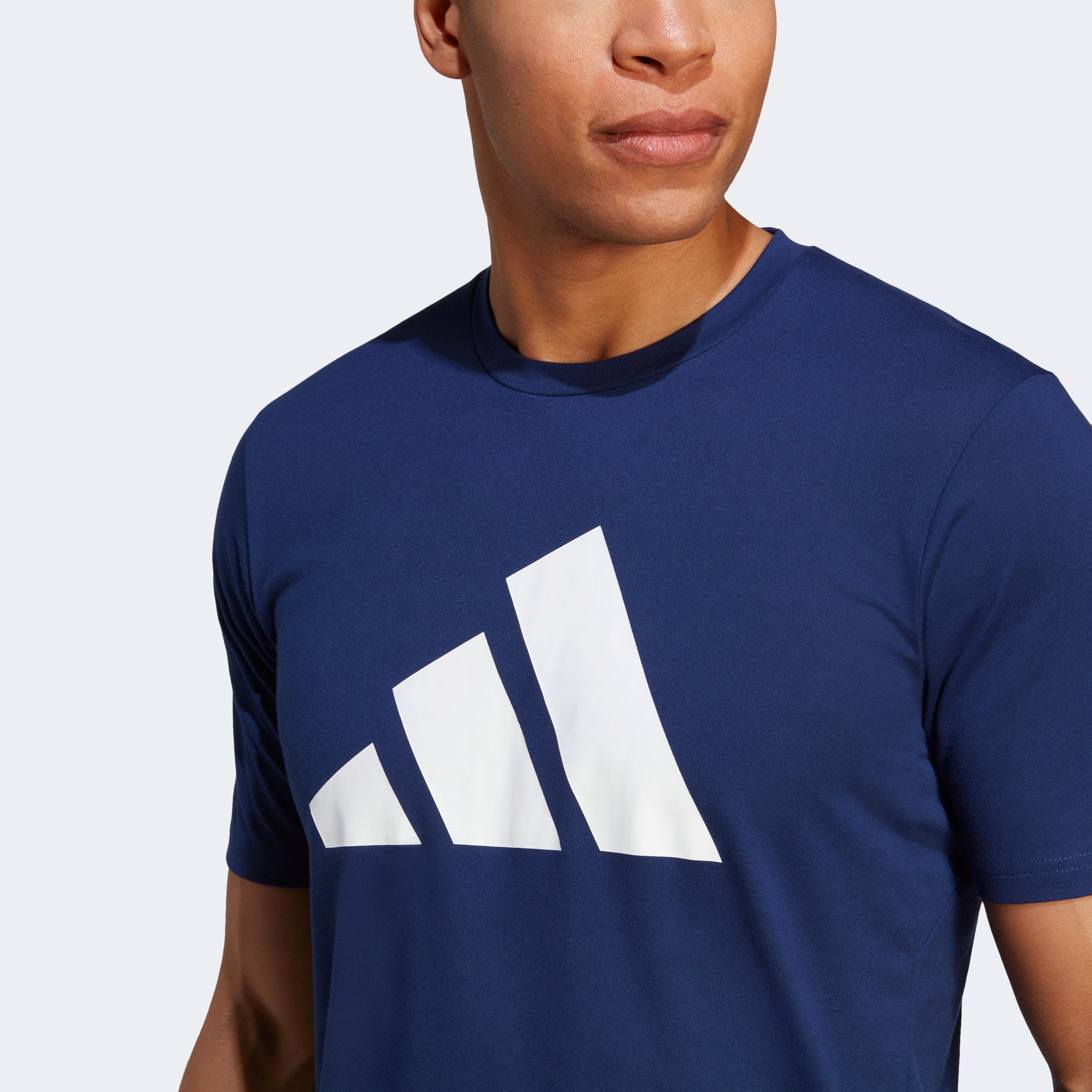 Adidas Erkek Mavi T-Shirt