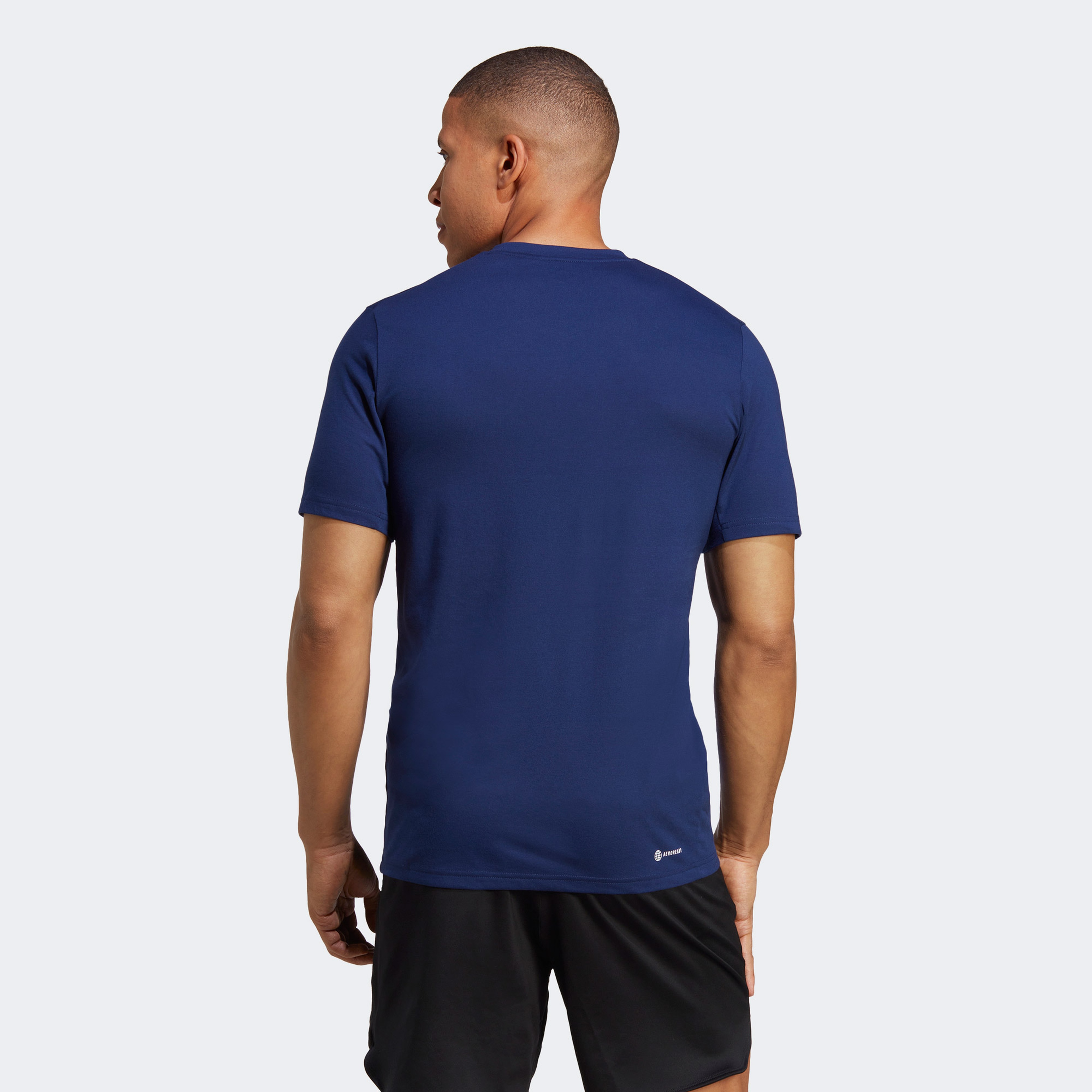 Adidas Erkek Mavi T-Shirt