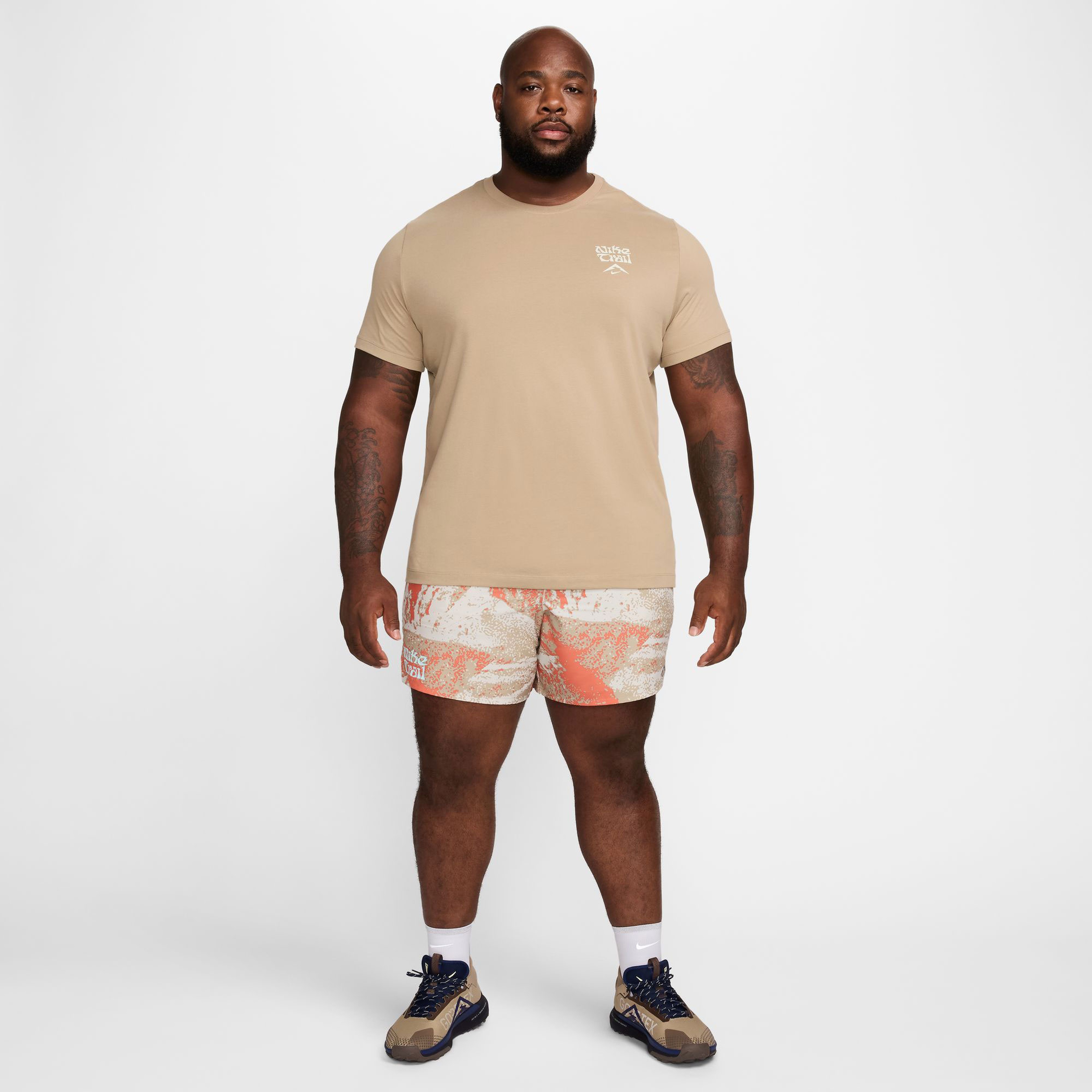 Nike Erkek Kahverengi T-Shirt