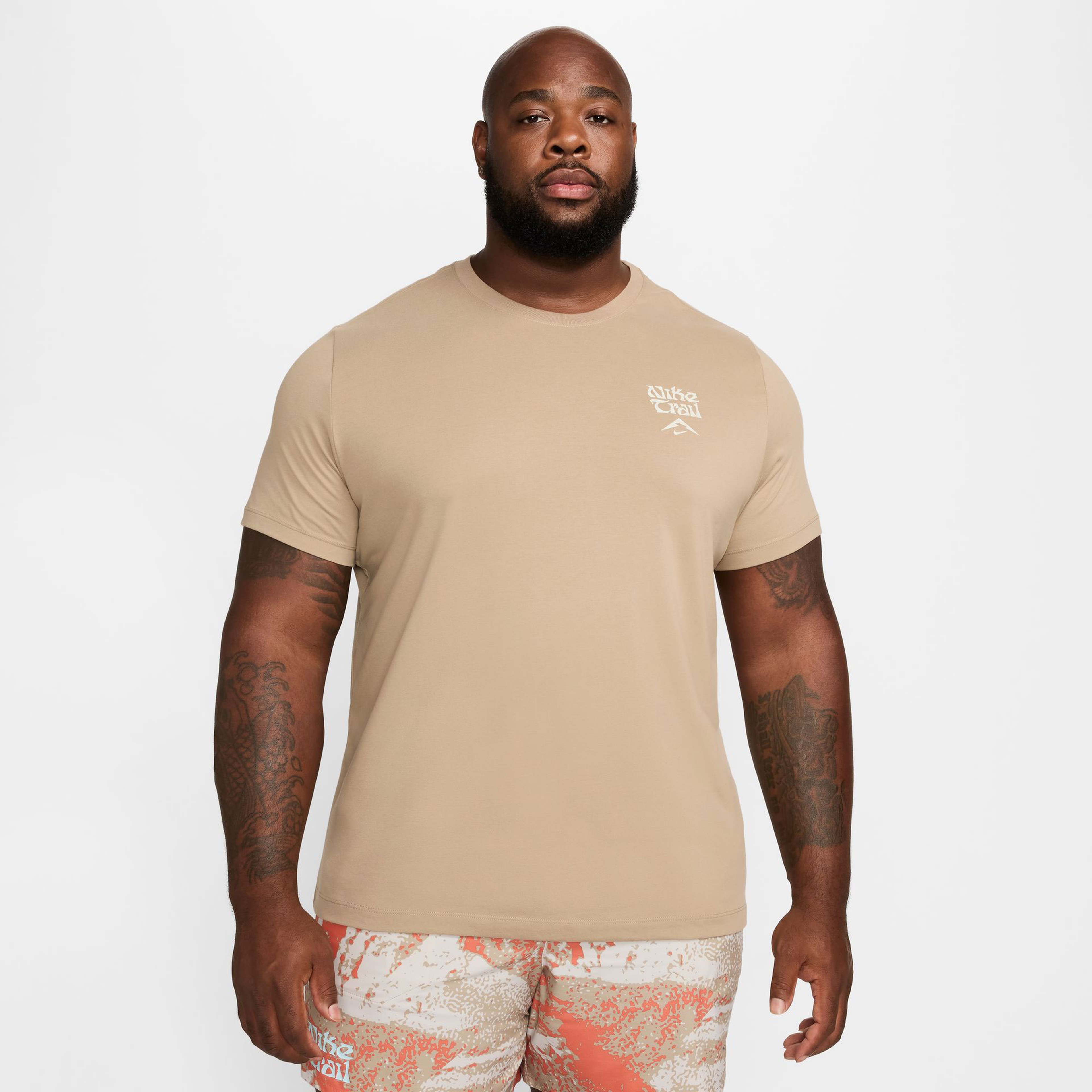 Nike Erkek Kahverengi T-Shirt
