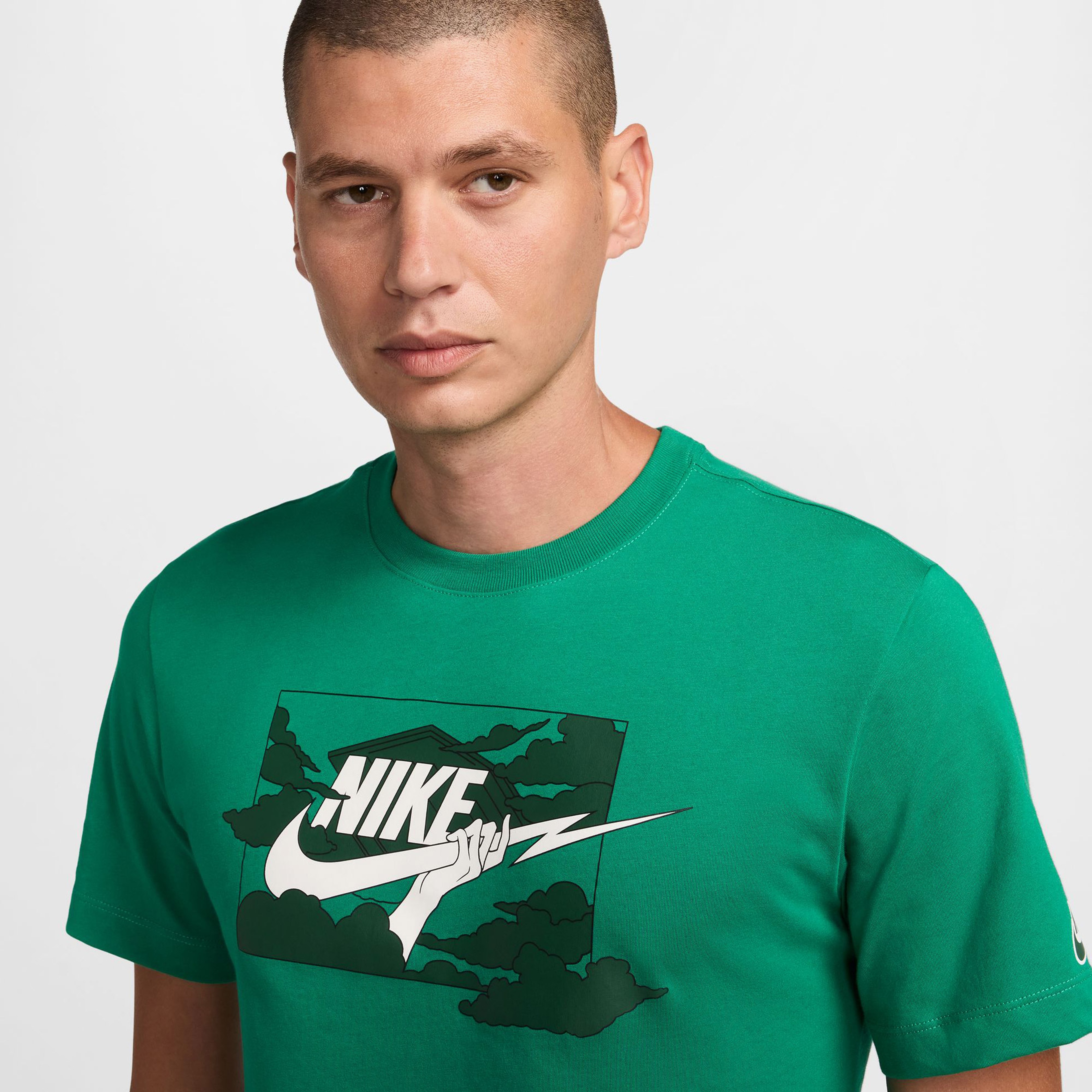 Nike Erkek Yeşil T-Shirt
