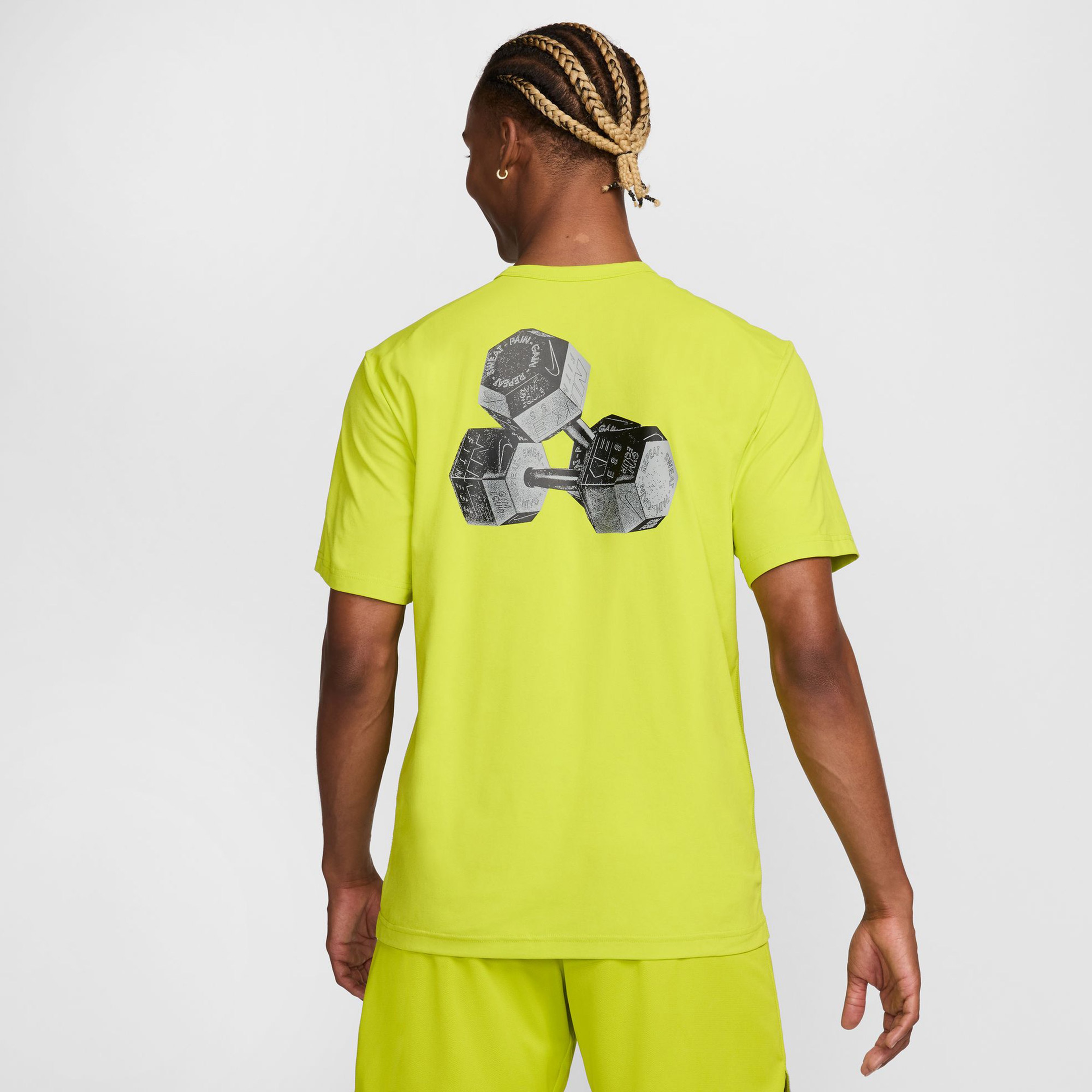 Nike Erkek Sarı T-Shirt