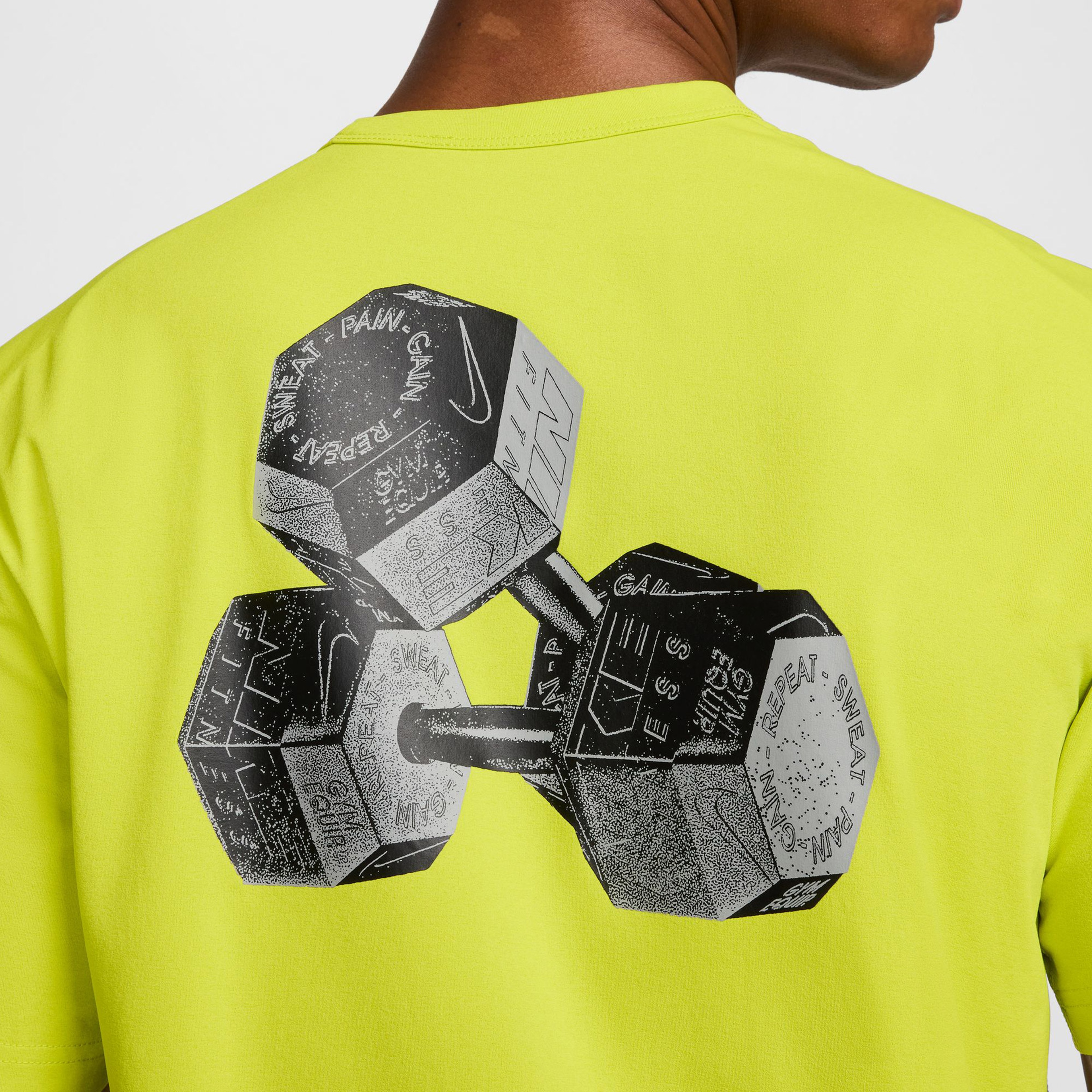 Nike Erkek Sarı T-Shirt