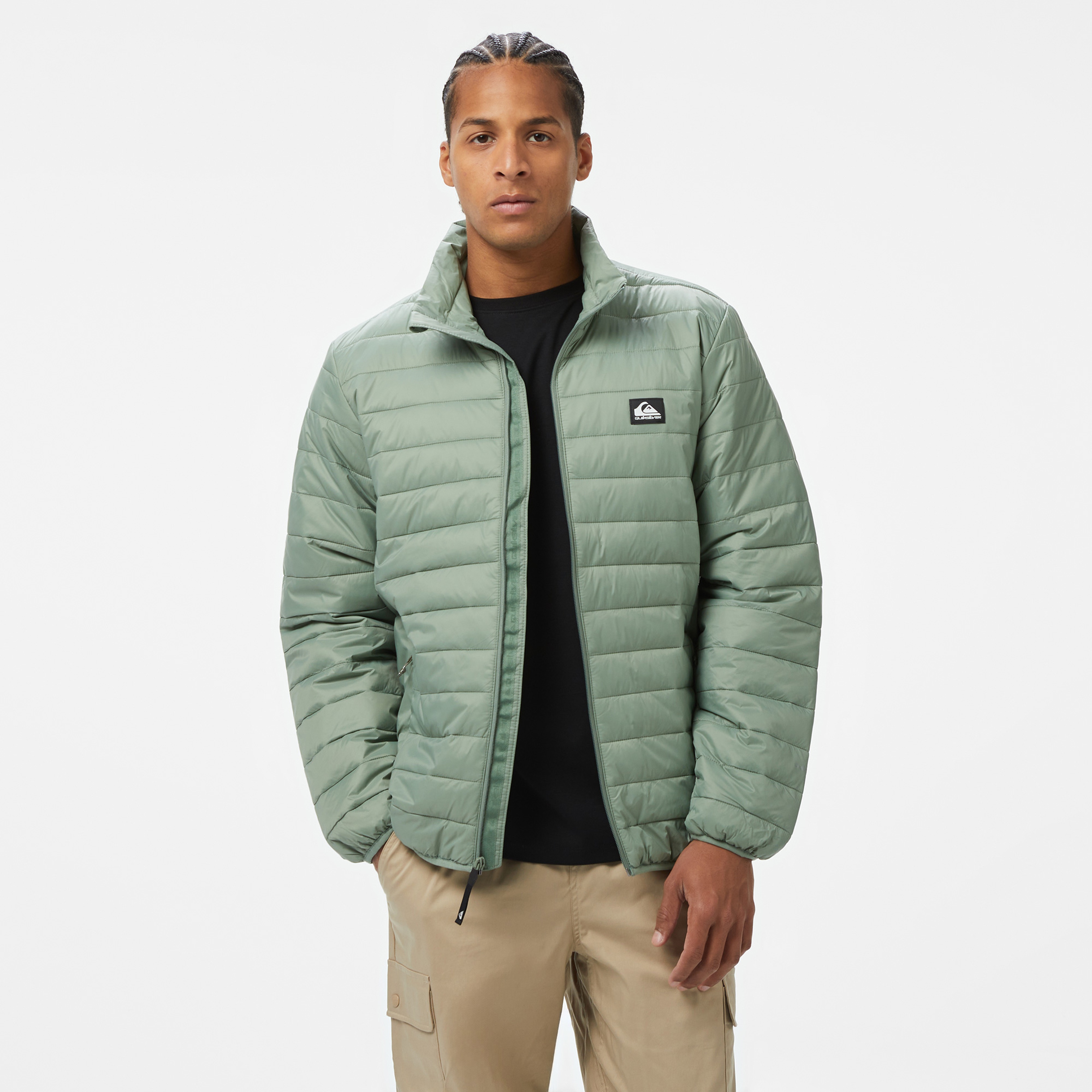 Quiksilver Scaly Insulator Erkek Yeşil Mont