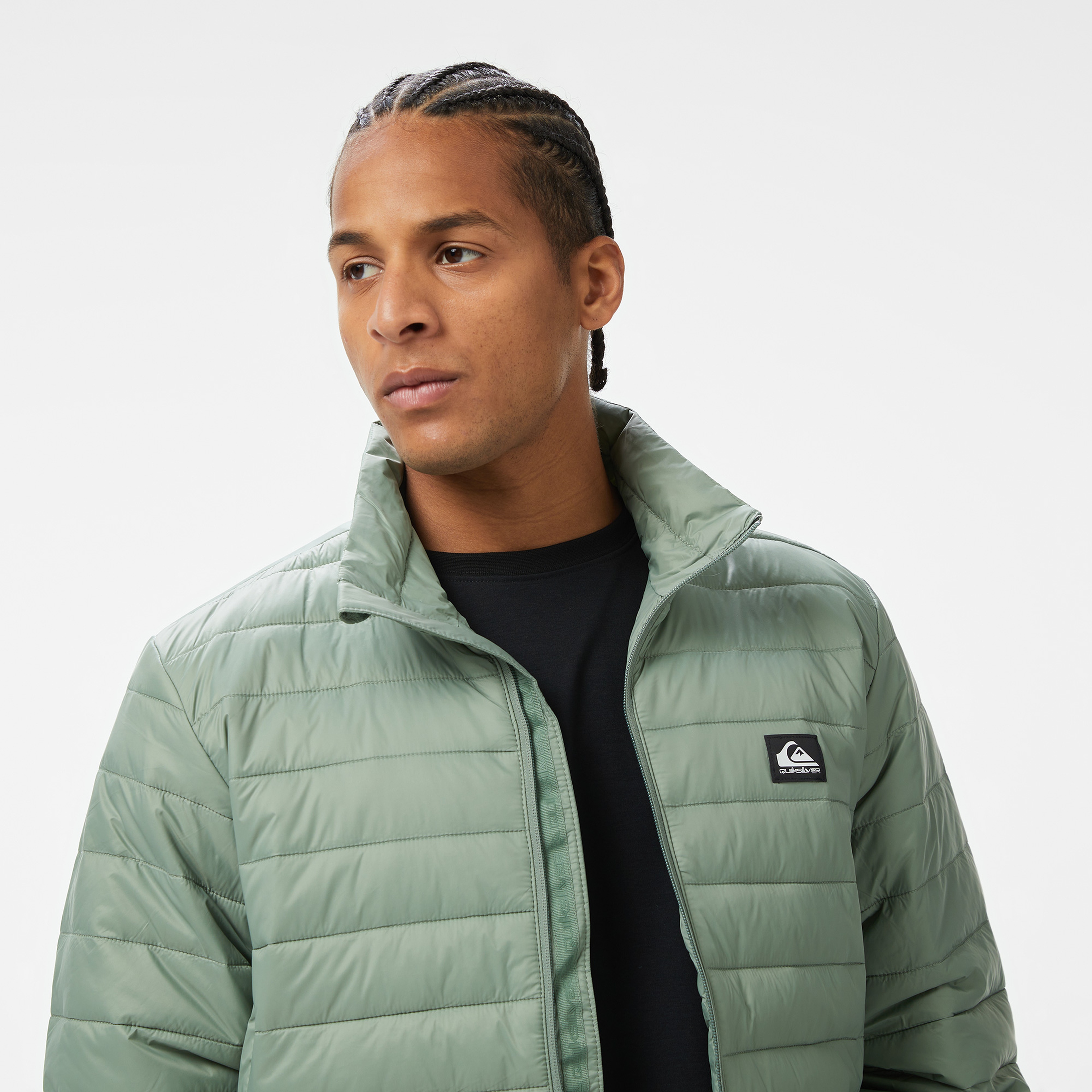 Quiksilver Scaly Insulator Erkek Yeşil Mont