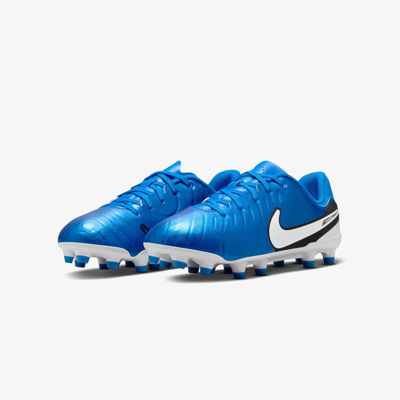 Nike Legend 10 Academy Fg/Mg Mavi Çim Saha Kramponu