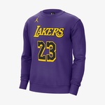 Nike Los Angeles Lakers Courtisde Erkek Mor Günlük Sweatshirt