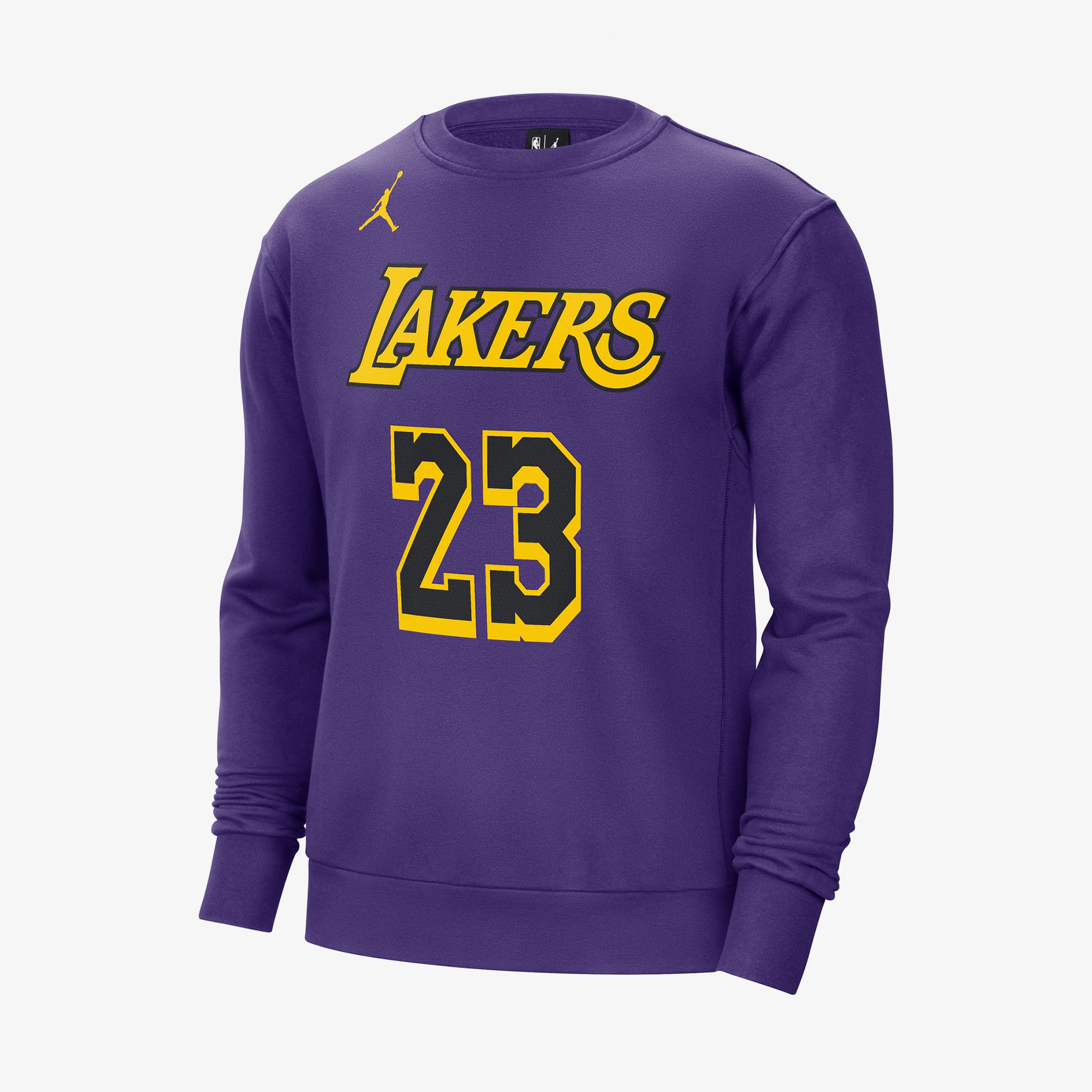 Nike Los Angeles Lakers Courtisde Erkek Mor Günlük Sweatshirt