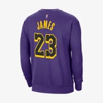 Nike Los Angeles Lakers Courtisde Erkek Mor Günlük Sweatshirt