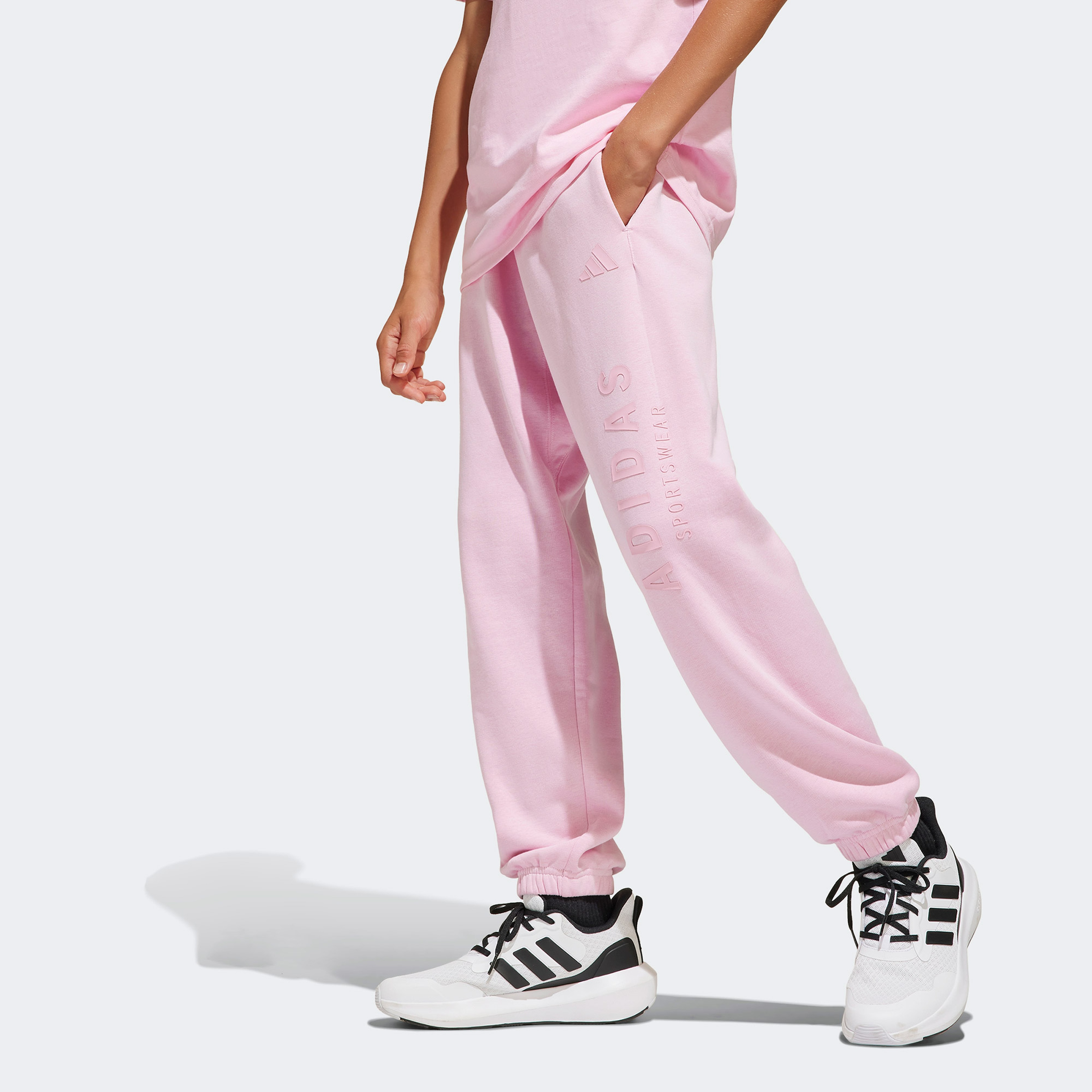 adidas All Season Gfx Çocuk Pembe Eşofman Altı