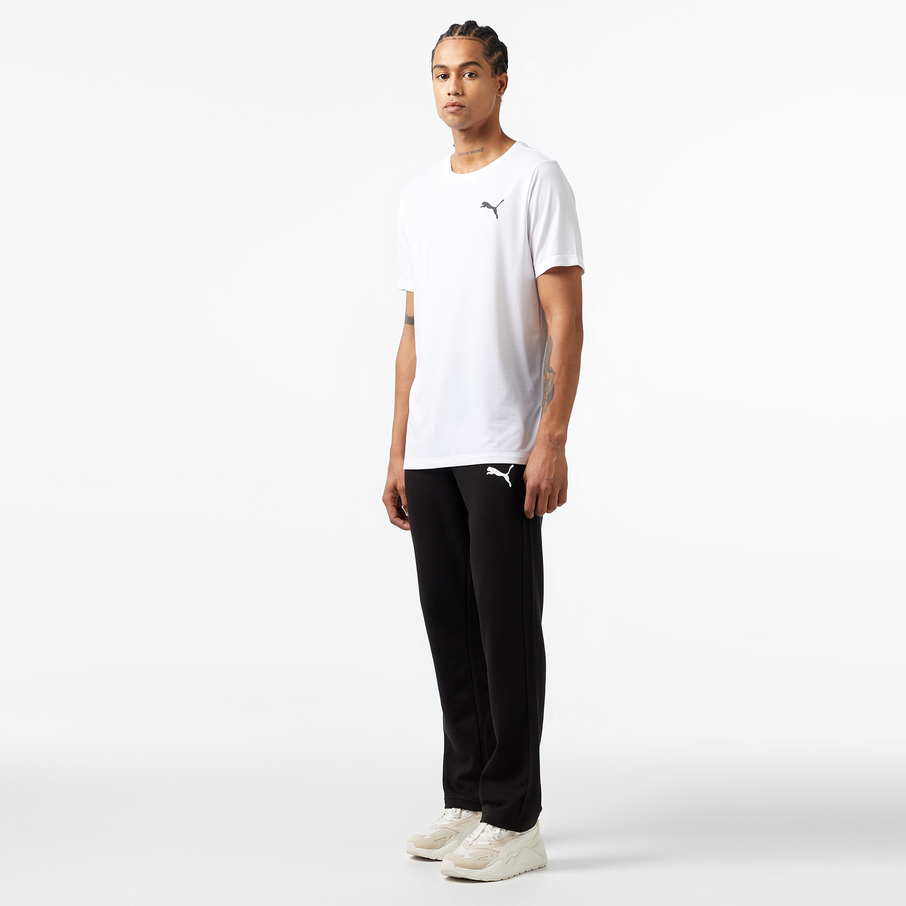 Puma Ess Logo Erkek Siyah Eşofman Altı