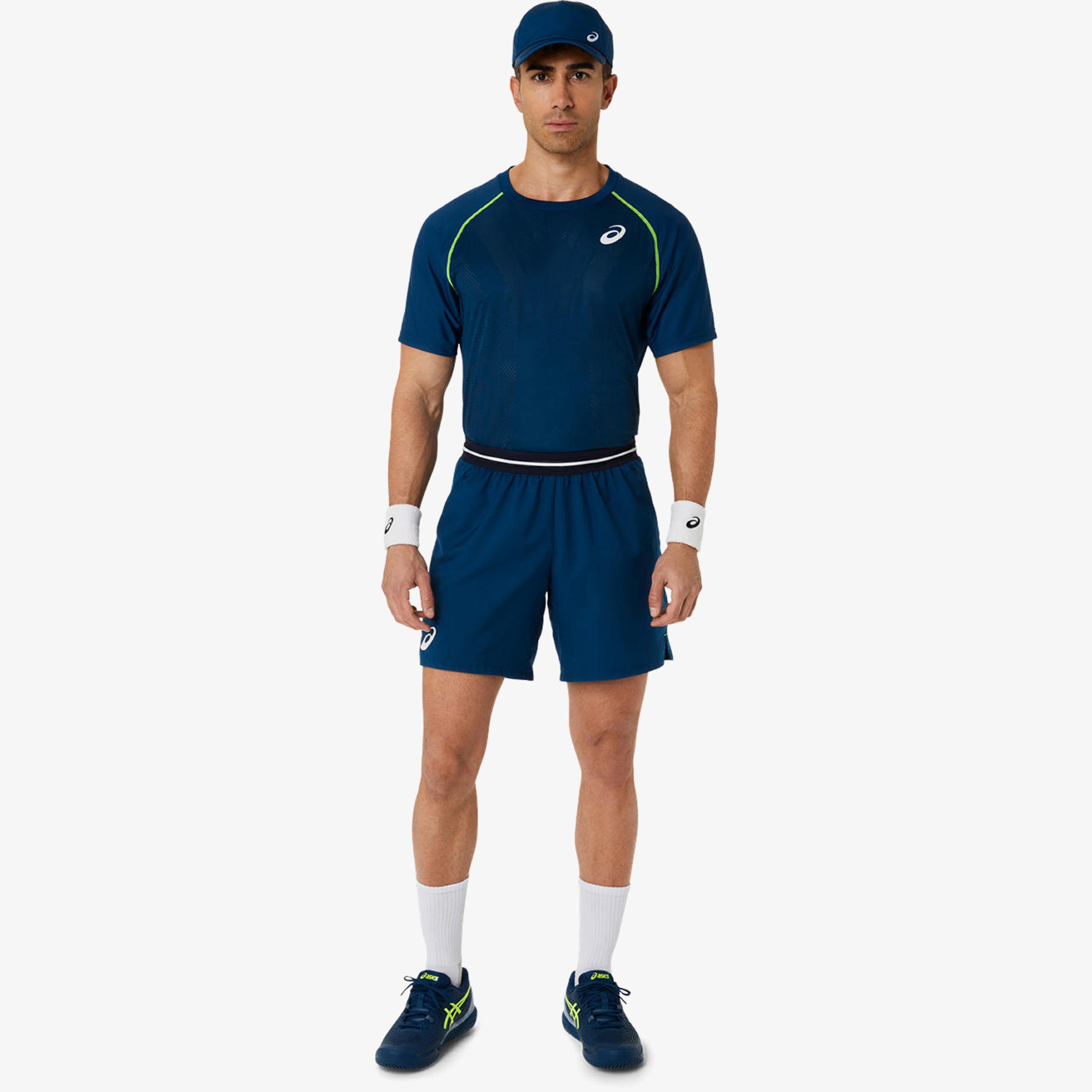Asics Erkek Mavi Şort
