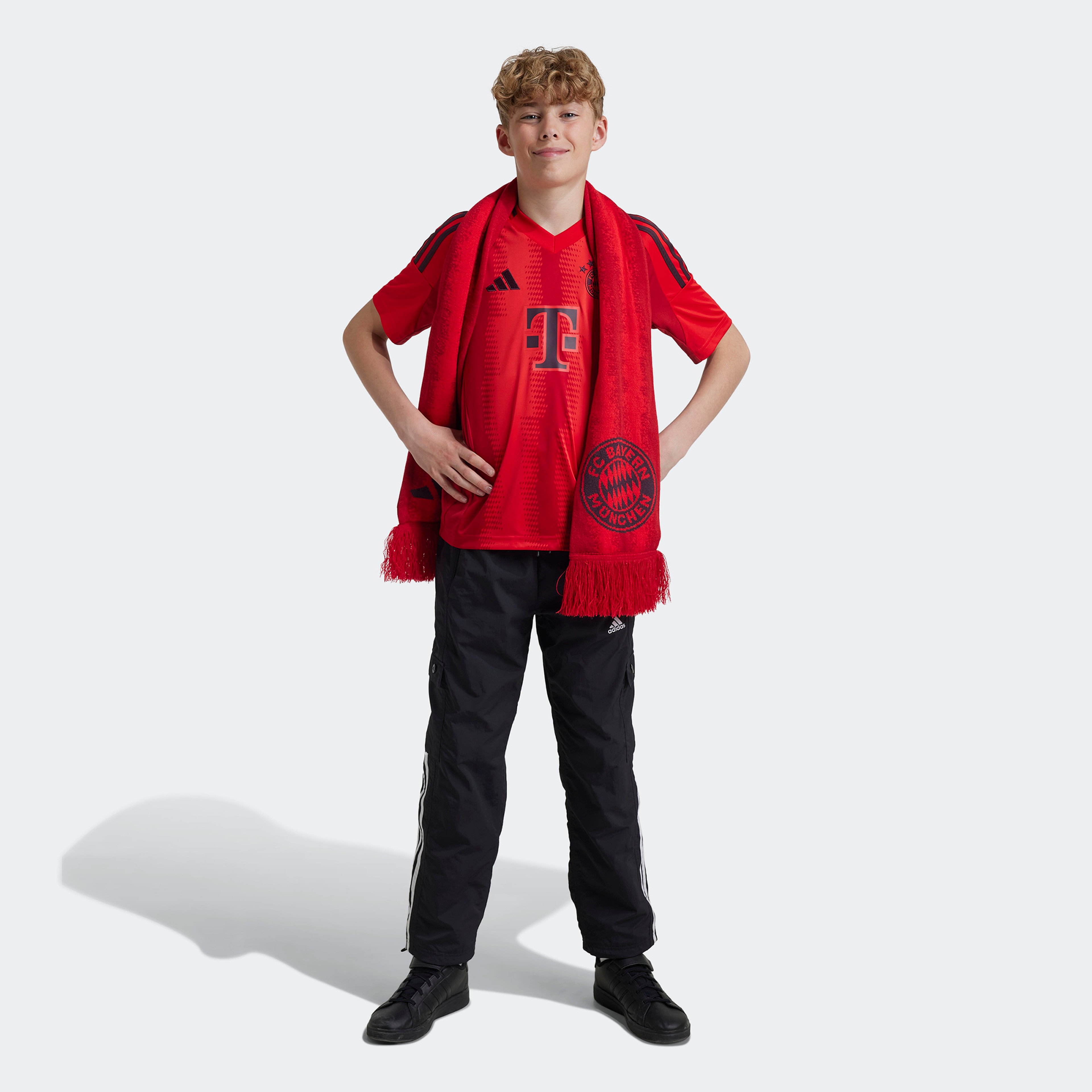 Adidas Çocuk Kırmızı Forma