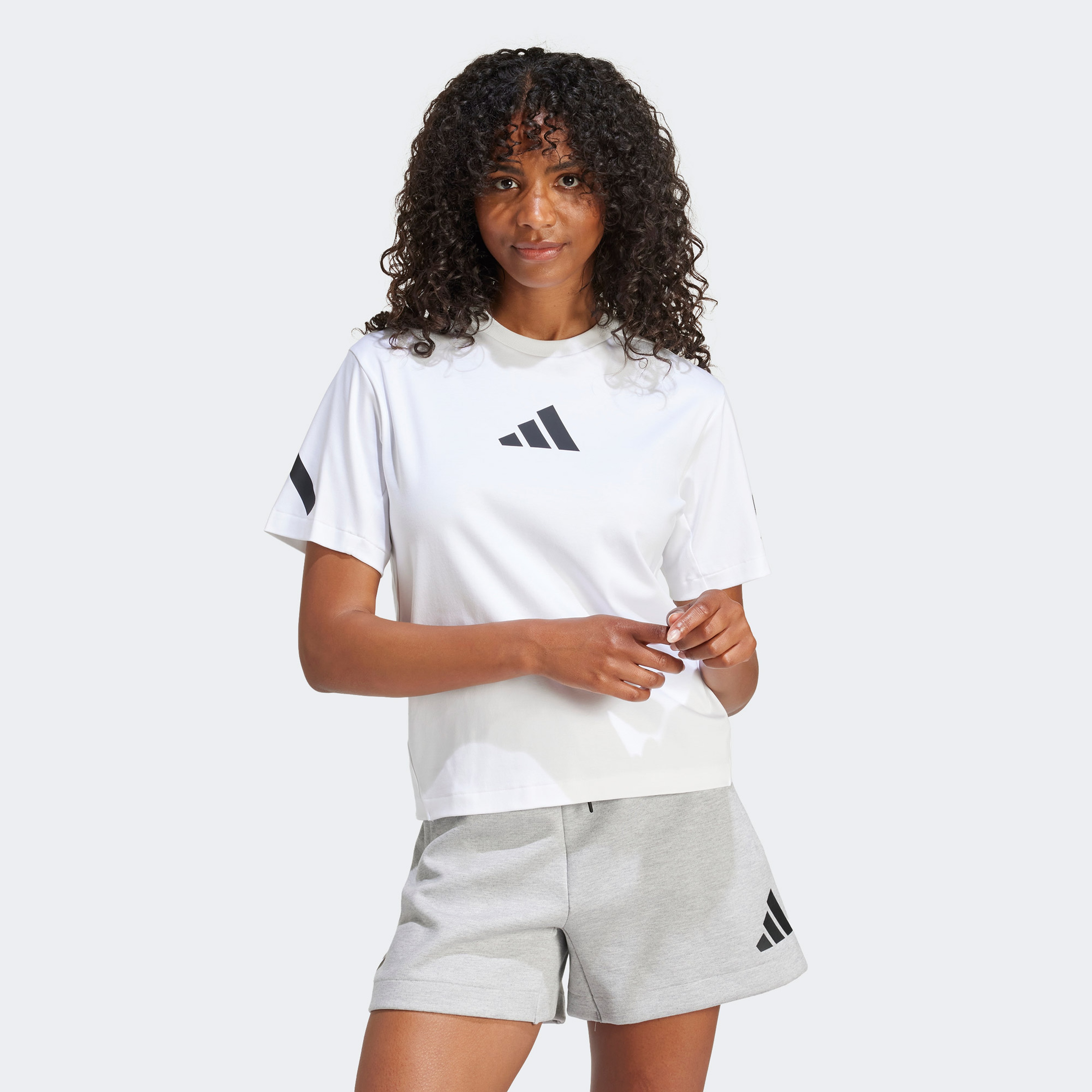 Adidas Kadın Beyaz T-Shirt